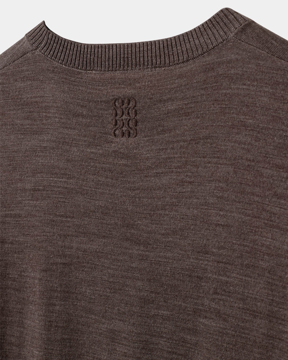 sofie-schnoor-women-sorellasw-strickbluse-merino-brown-melange-kurzarm image 7