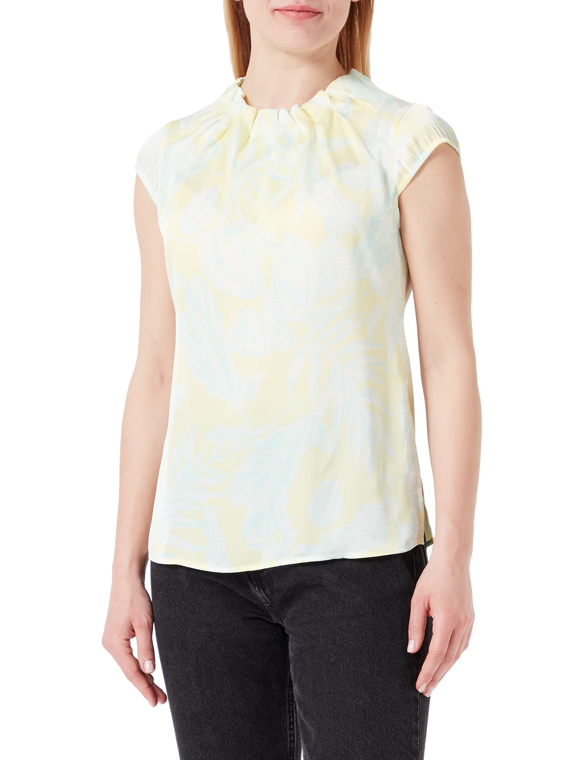 comma-blouses-kurzarm-bluse-wei-1er-pack-damen image 8