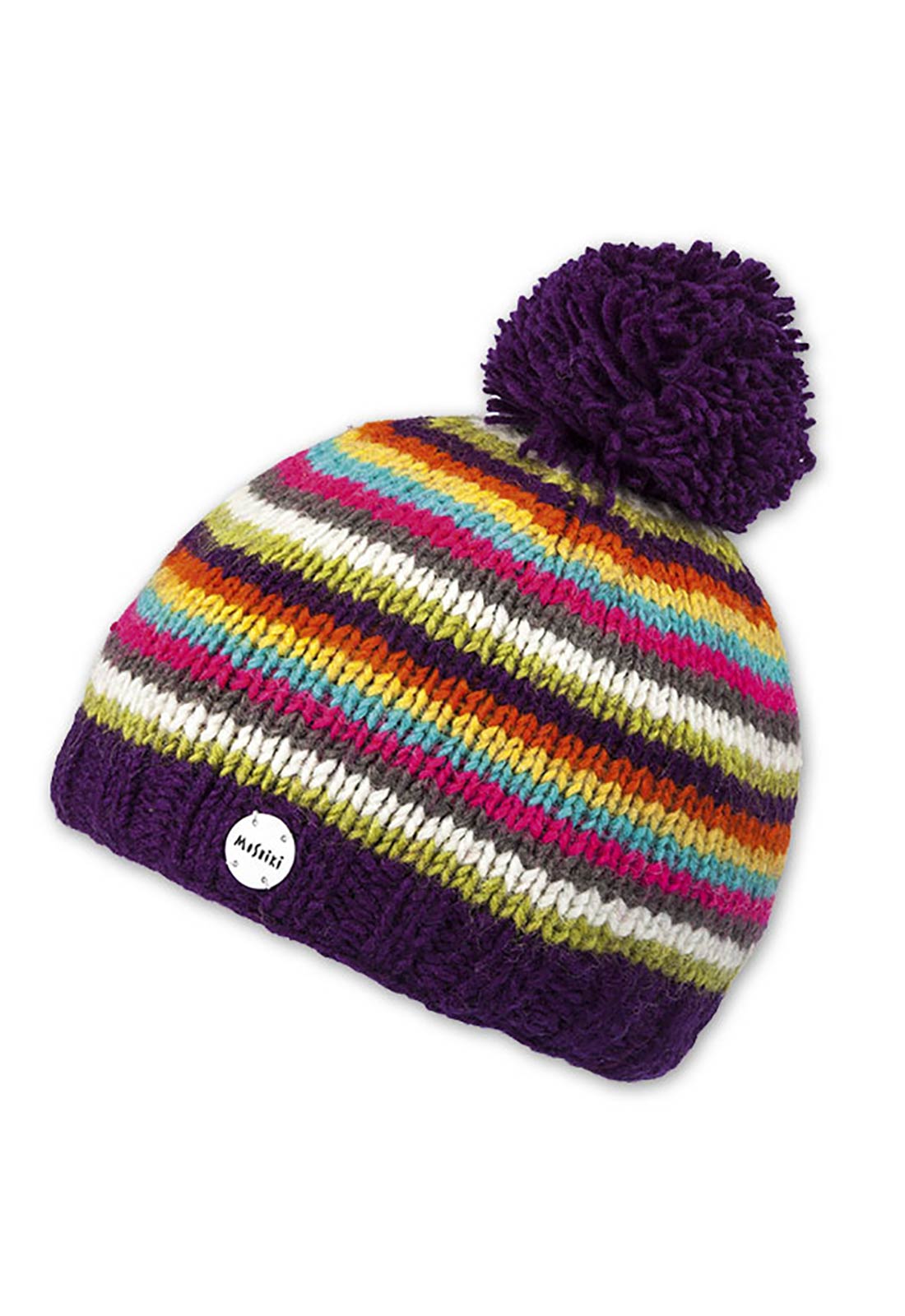 moshiki-taudaha-kids-bommelm-tze-wolle-blau-lila image 2