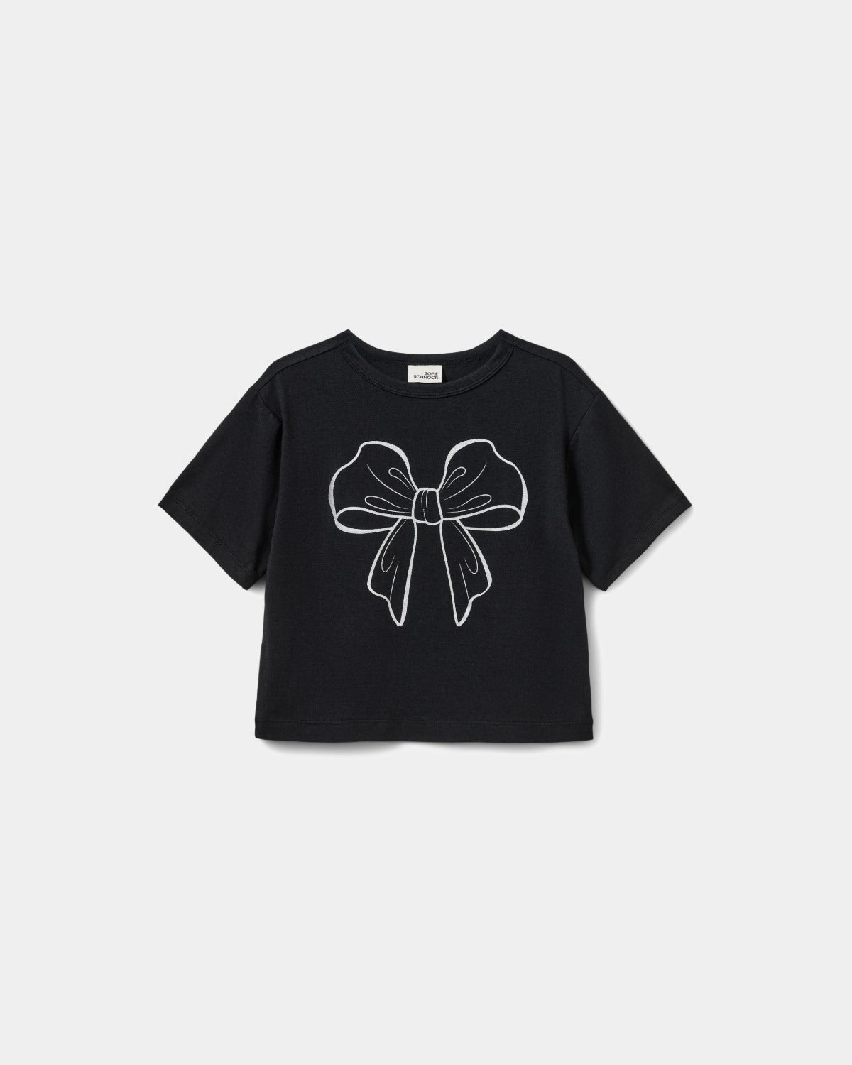 sofie-schnoor-kids-asitask-pnos621-t-shirt-schwarz-schleife image 1