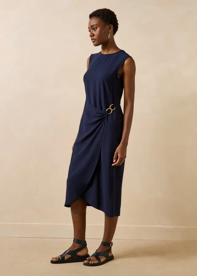 la-f-e-marabout-e-felton-midikleid-marine-viskose image 1