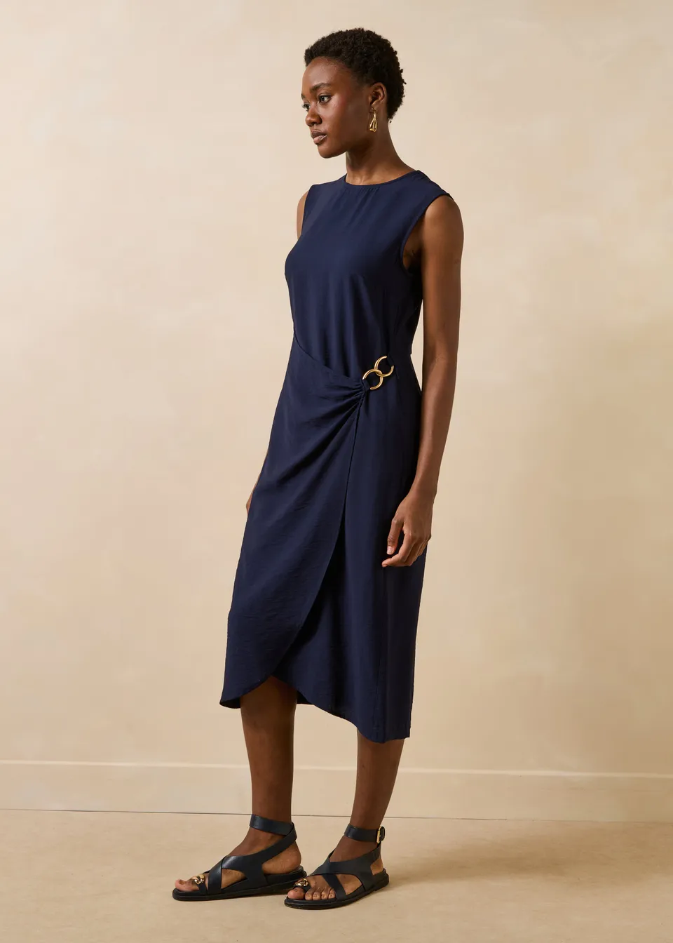la-f-e-marabout-e-felton-midikleid-marine-viskose image 1