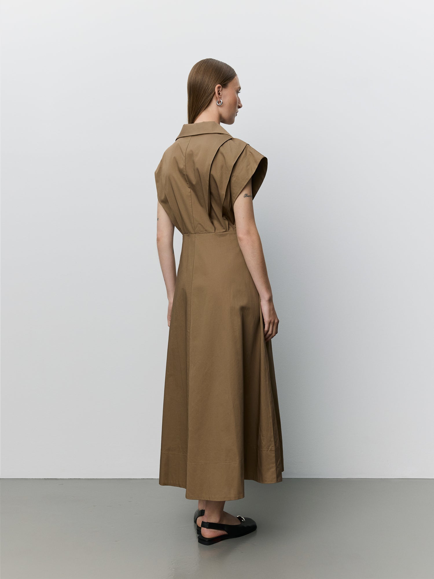 sofie-schnoor-women-minera-maxikleid-middle-brown-baumwolle image 4