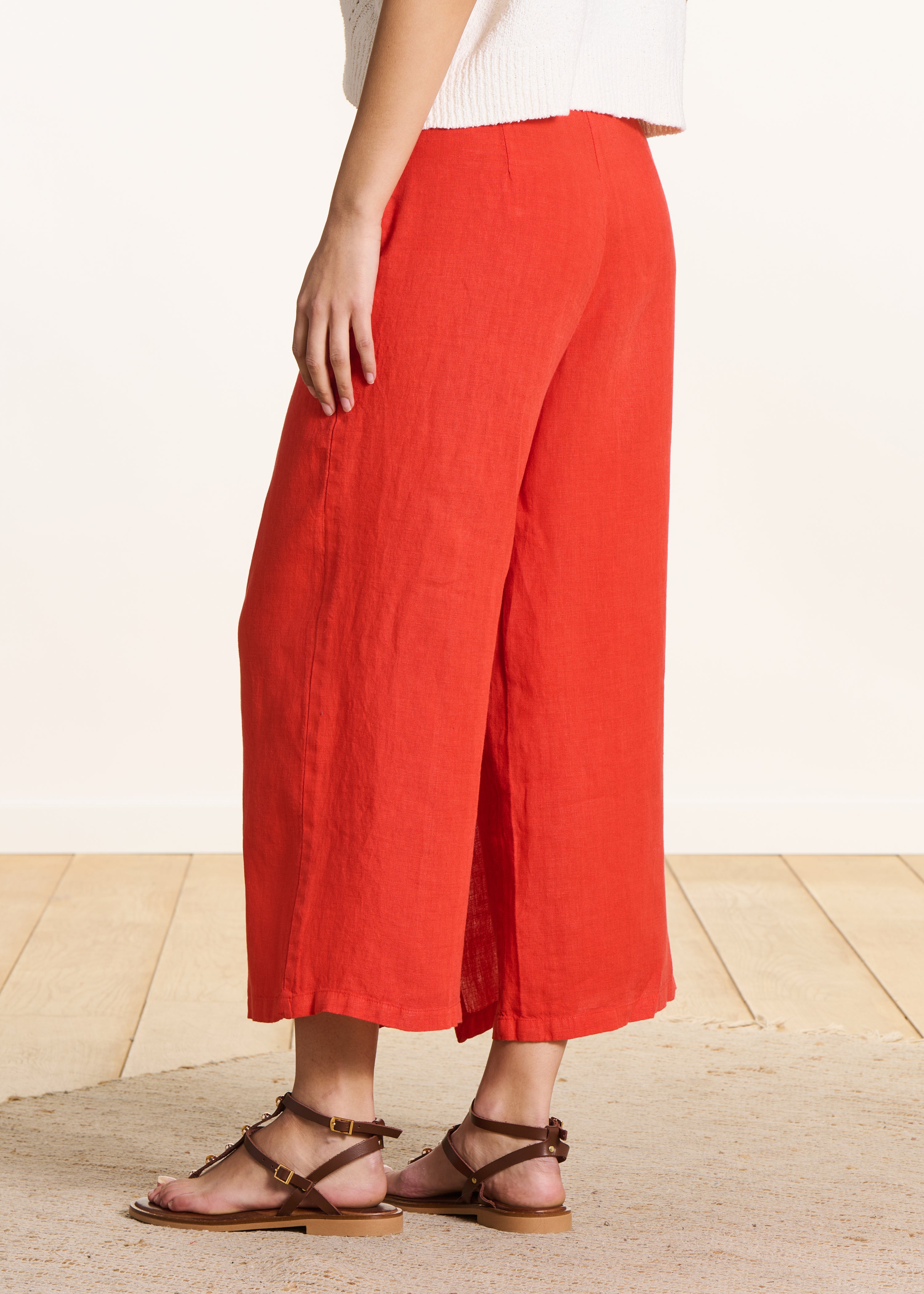 la-f-e-marabout-e-fulano-hose-orange-leinen-7-8-weit image 3