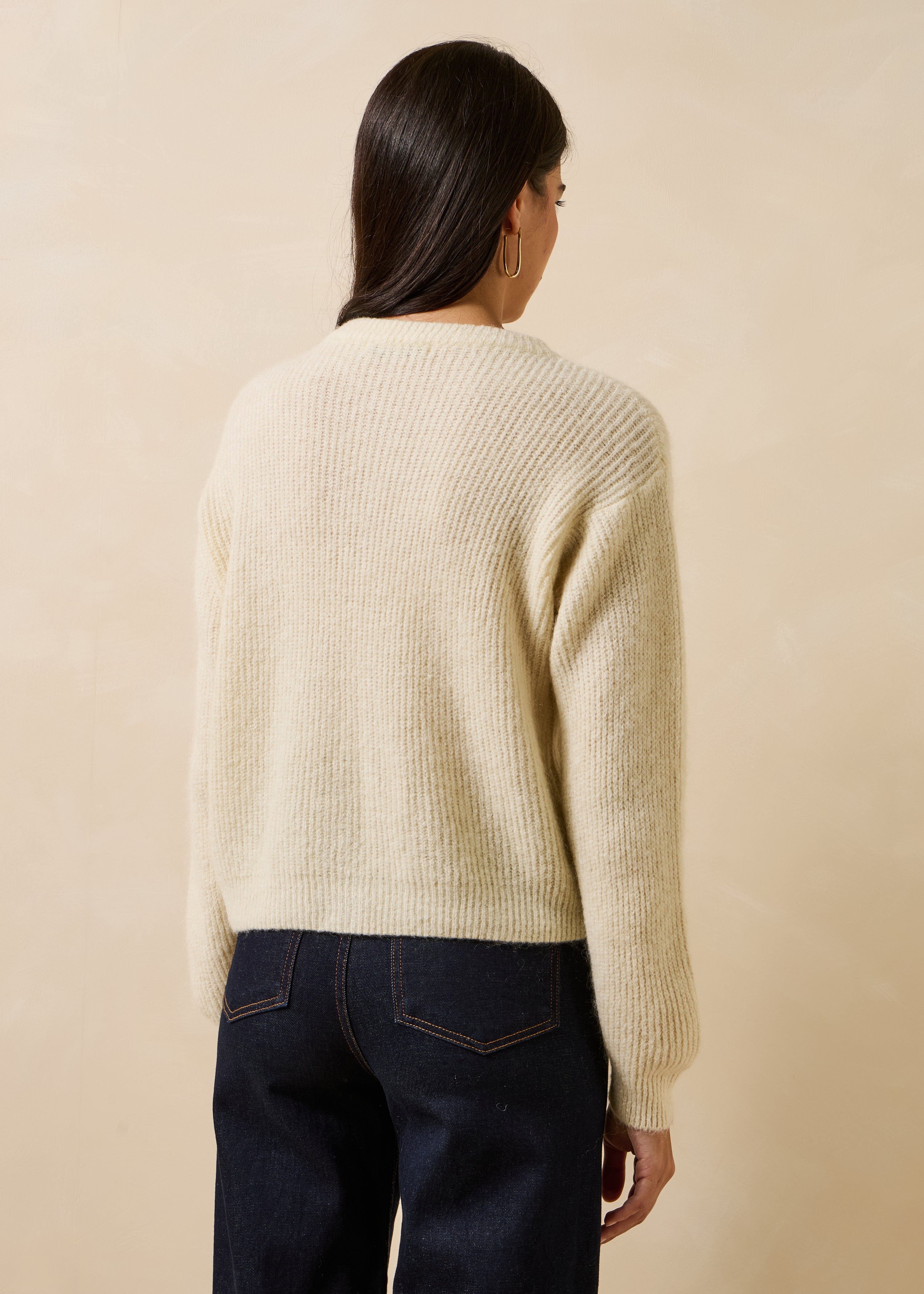 la-f-e-marabout-e-zakaria-strickjacke-ecru-mohair-wolle image 3