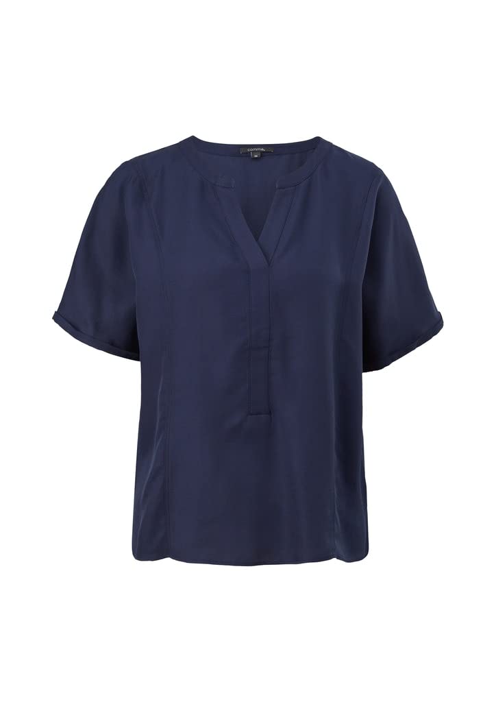 comma-blouses-kurzarm-bluse-wei-1er-pack-damen image 7