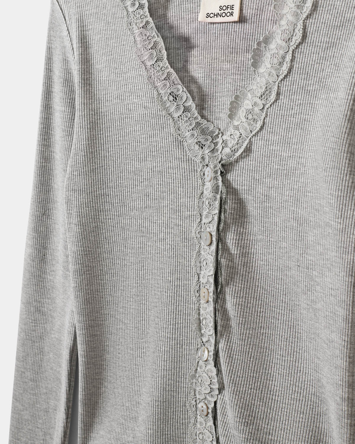 sofie-schnoor-young-anyiasy-cardigan-grau-melange image 3