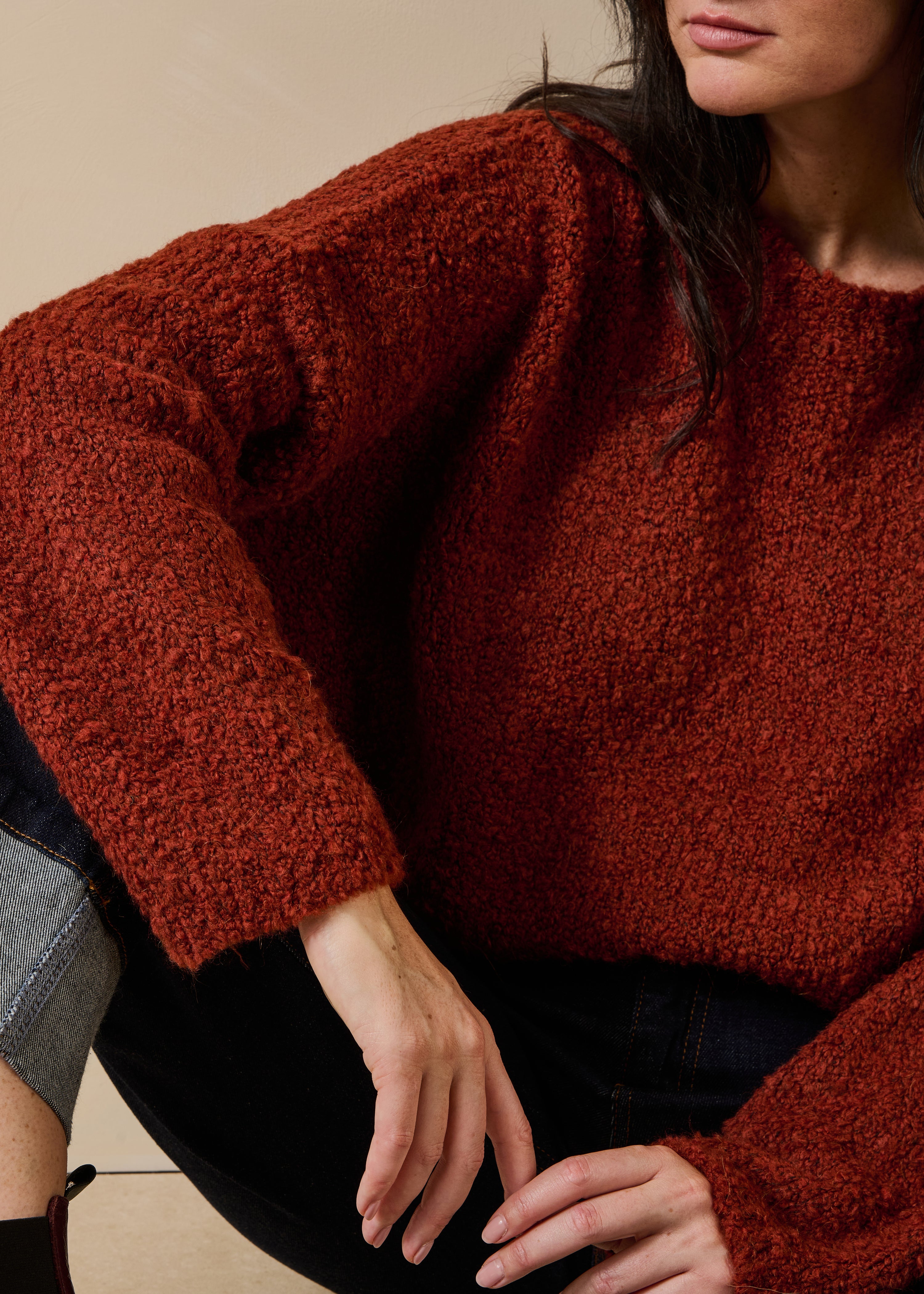 la-f-e-marabout-e-tresia-pullover-terracotta-wolle-alpaka image 5