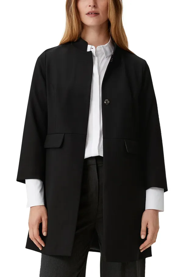 comma-blazer-mit-stehkragen-damen-blazer-elegant image 1