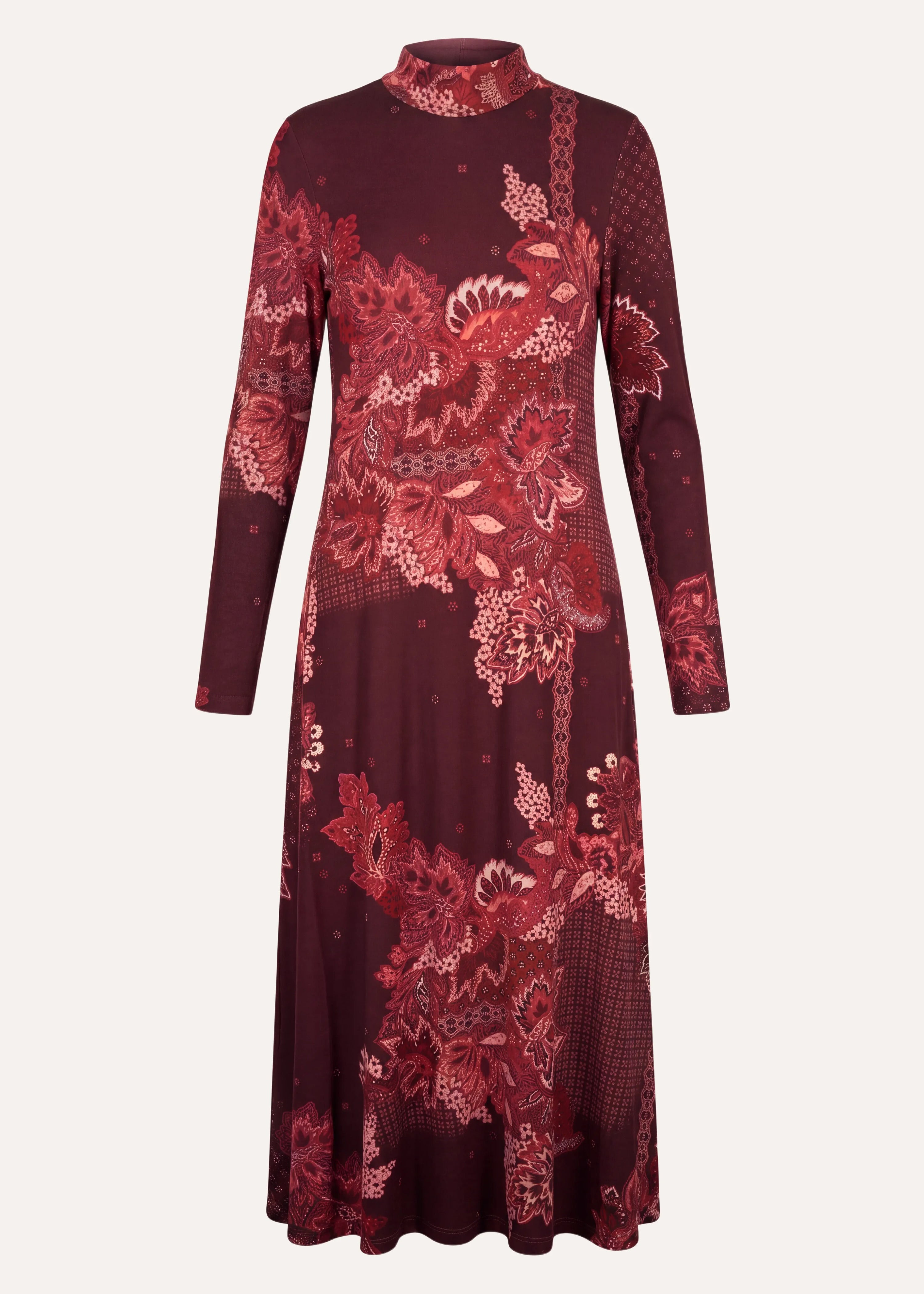 la-f-e-marabout-e-etrusk-kleid-rot-jersey-print-lang image 5