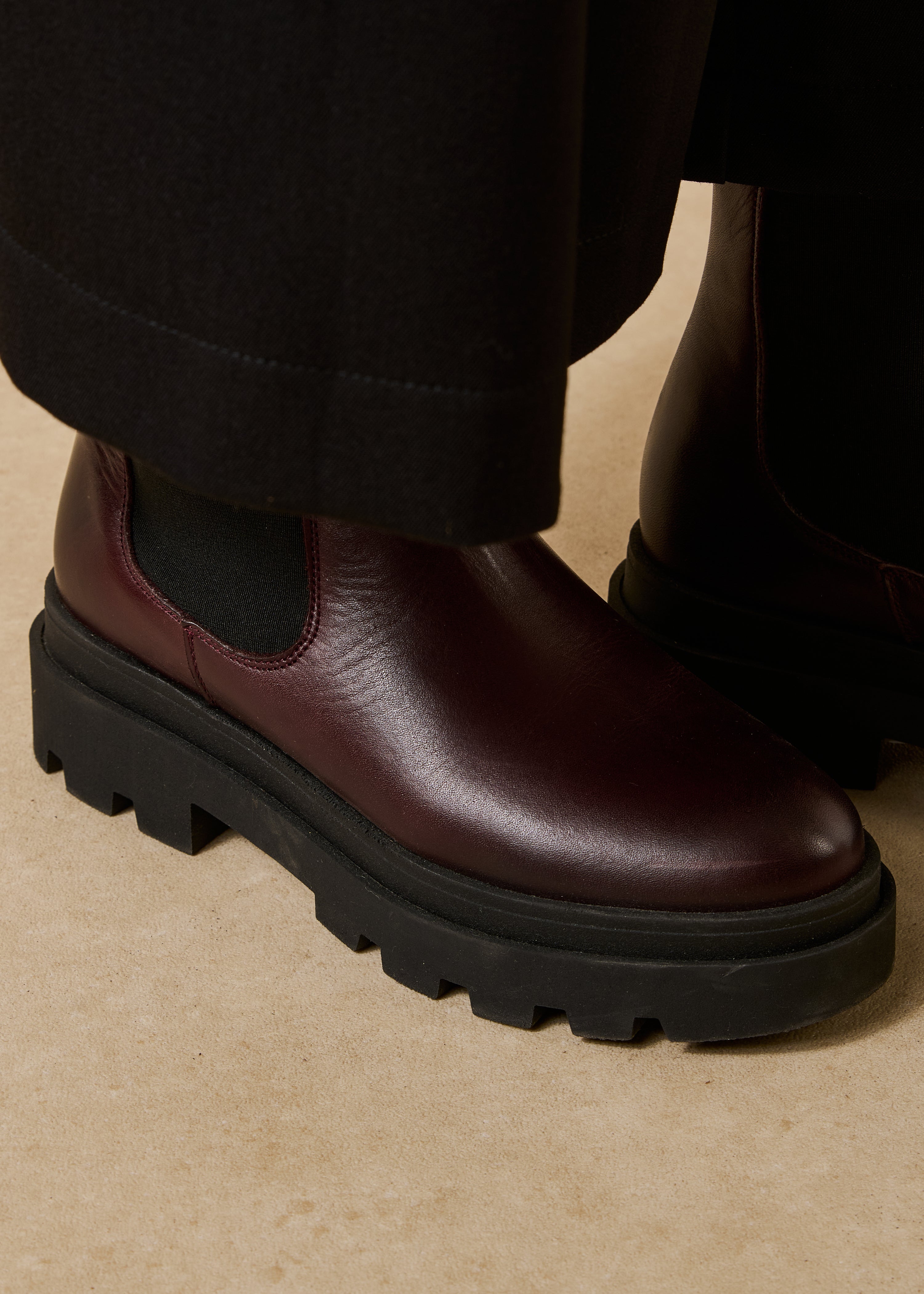 la-f-e-marabout-e-grabel-chelsea-boots-leder-bordeaux image 3