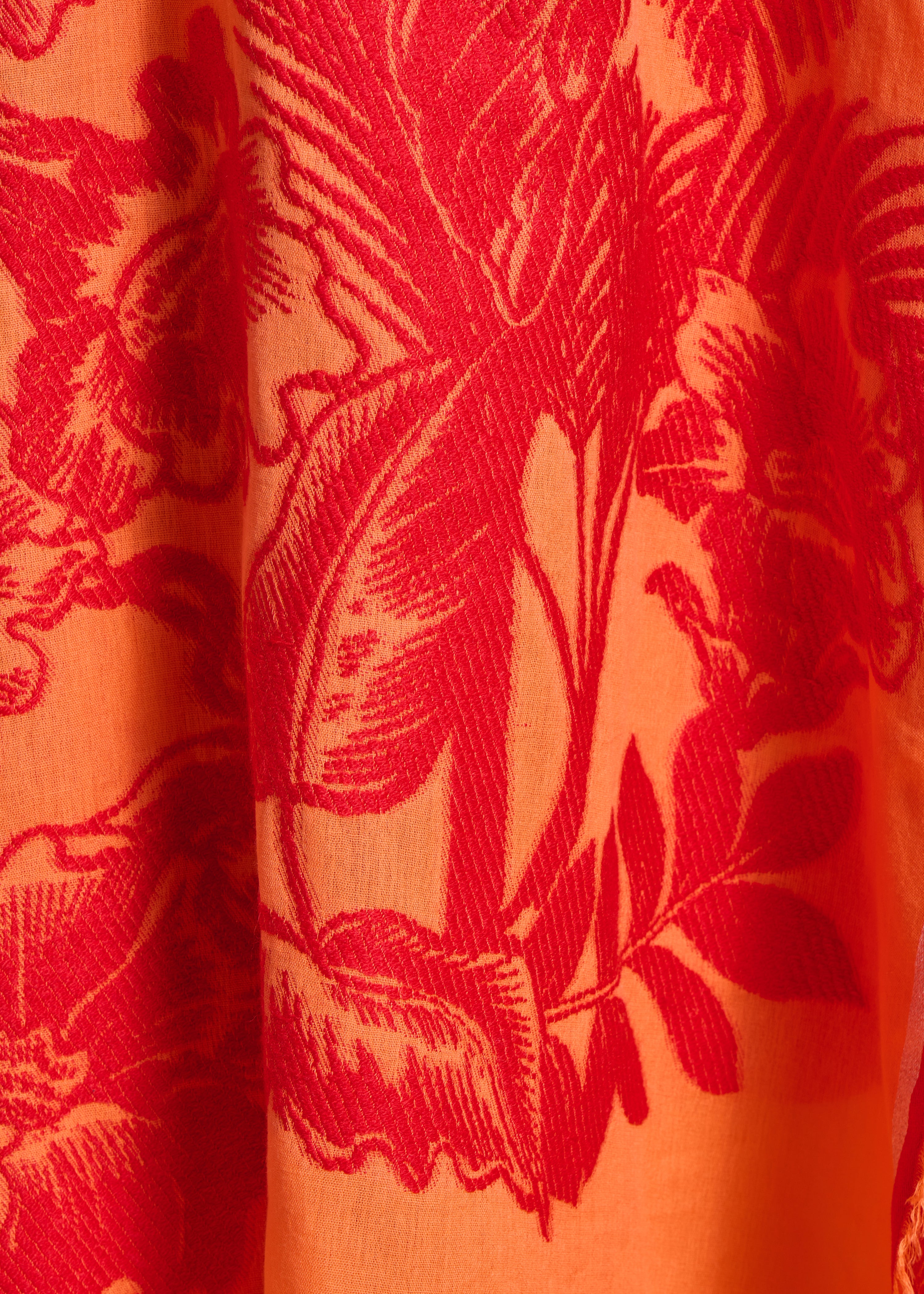 la-f-e-marabout-e-faniry-foulard-jacquard-orange-tu image 2
