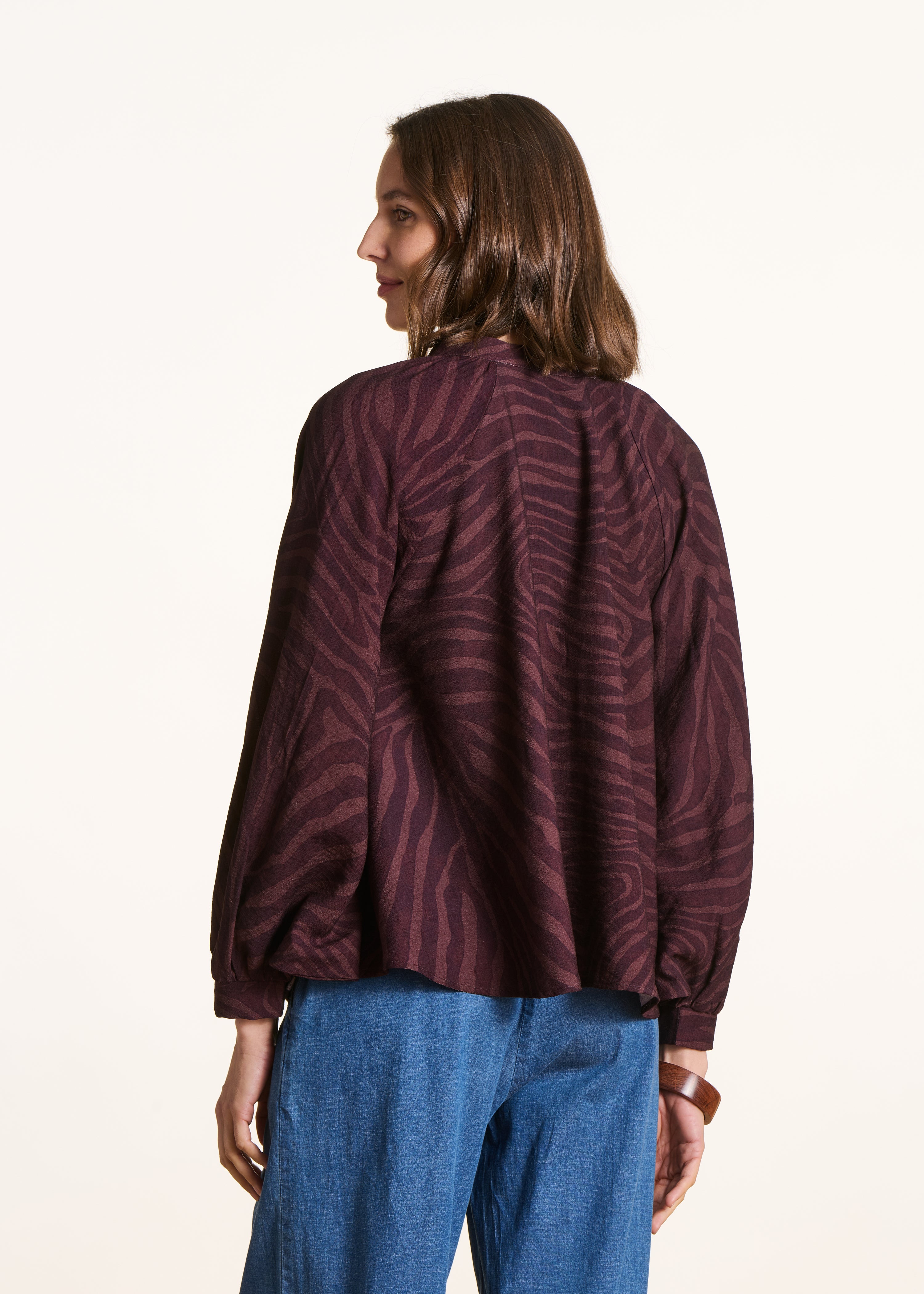 la-f-e-marabout-e-feji-bluse-braun-animalprint-oversize image 4