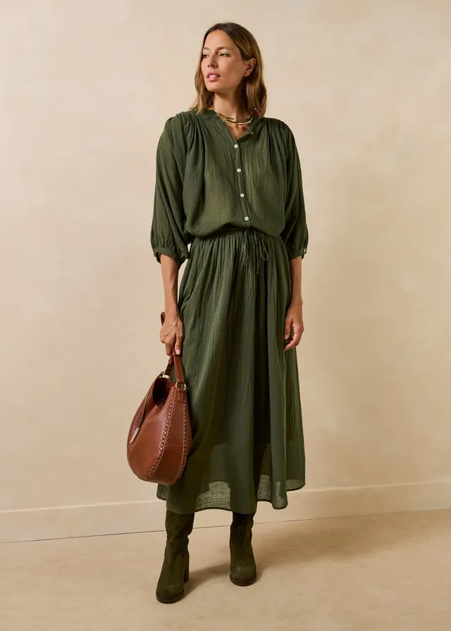 la-f-e-marabout-e-forena-rock-khaki-lang-baumwolle image 1