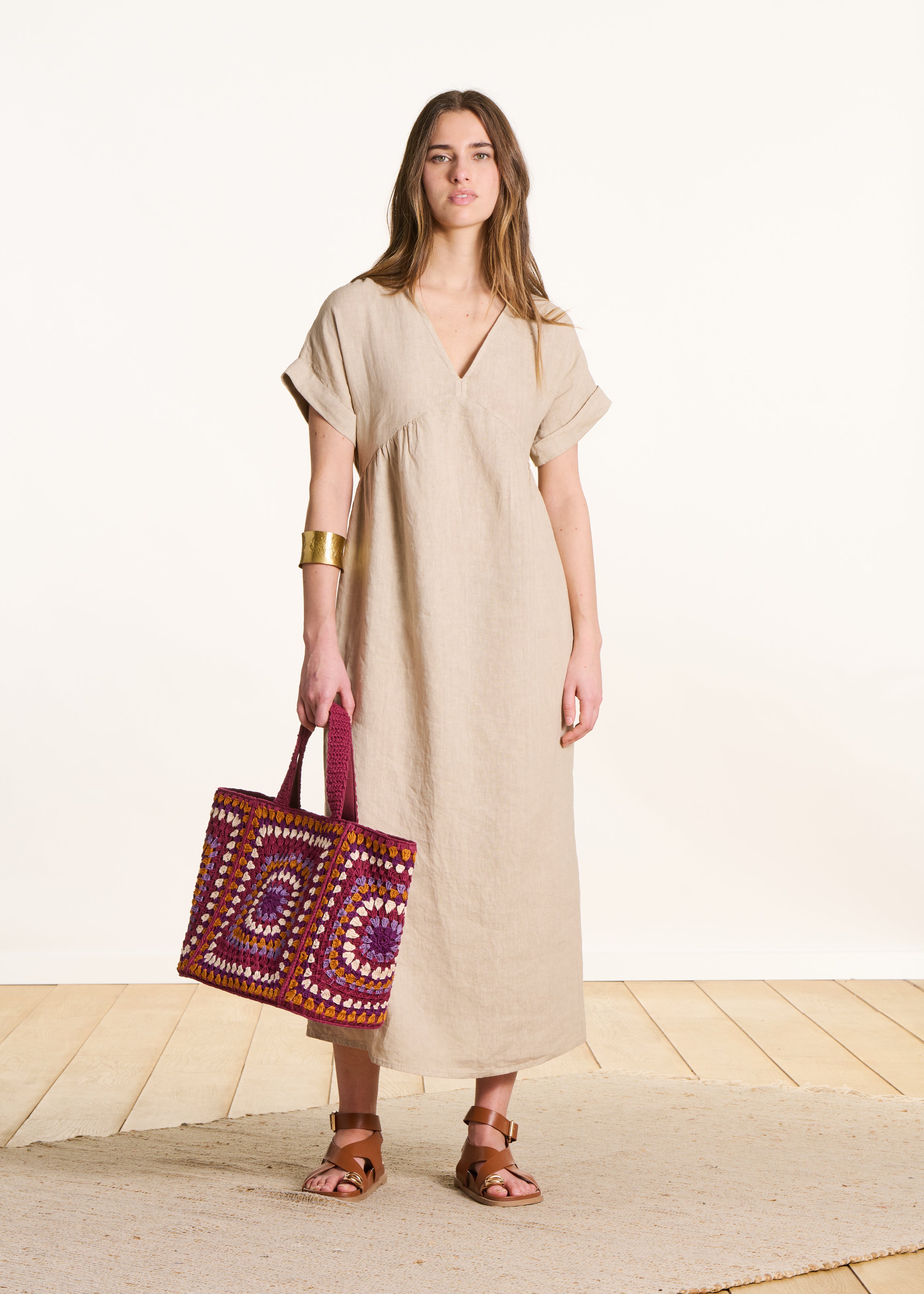 la-f-e-marabout-e-darling-kleid-beige-leinen-lang image 1