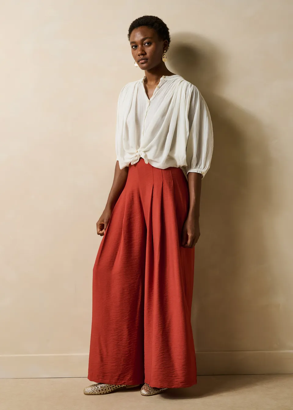 la-f-e-marabout-e-veroni-hose-terracotta-weites-bein image 1
