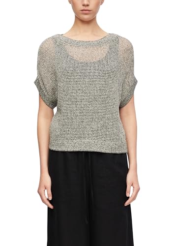 comma-knitwear-strickpullover-loose-fit-ajour-u-boot-ausschnitt image 8