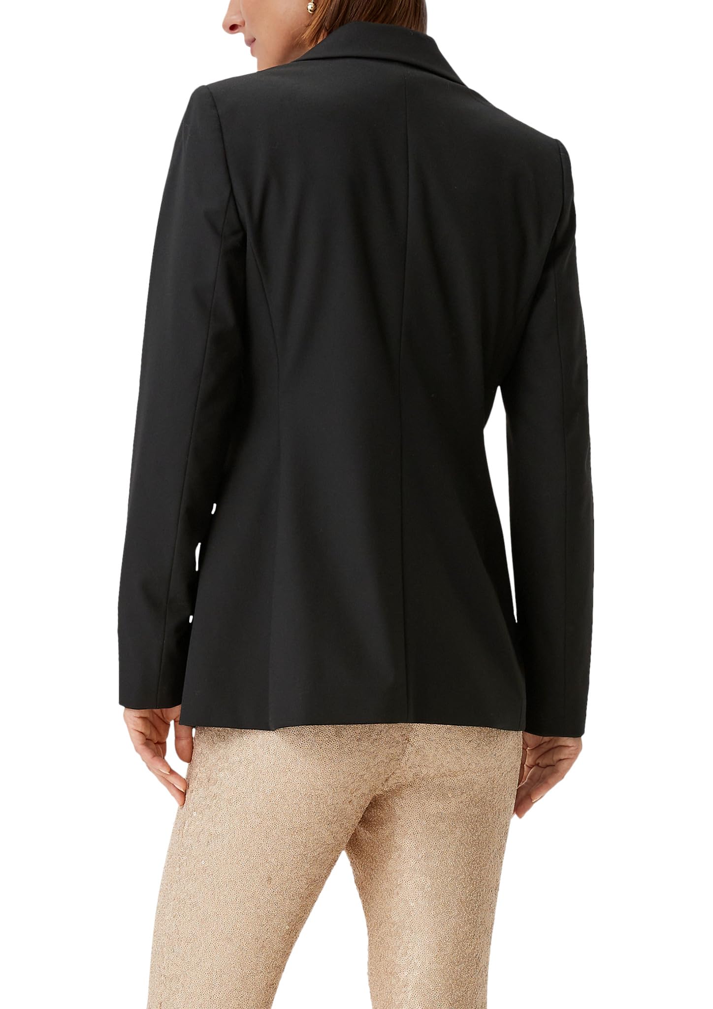 comma-taillierter-blazer-jersey-blazer-gr-e-34 image 2