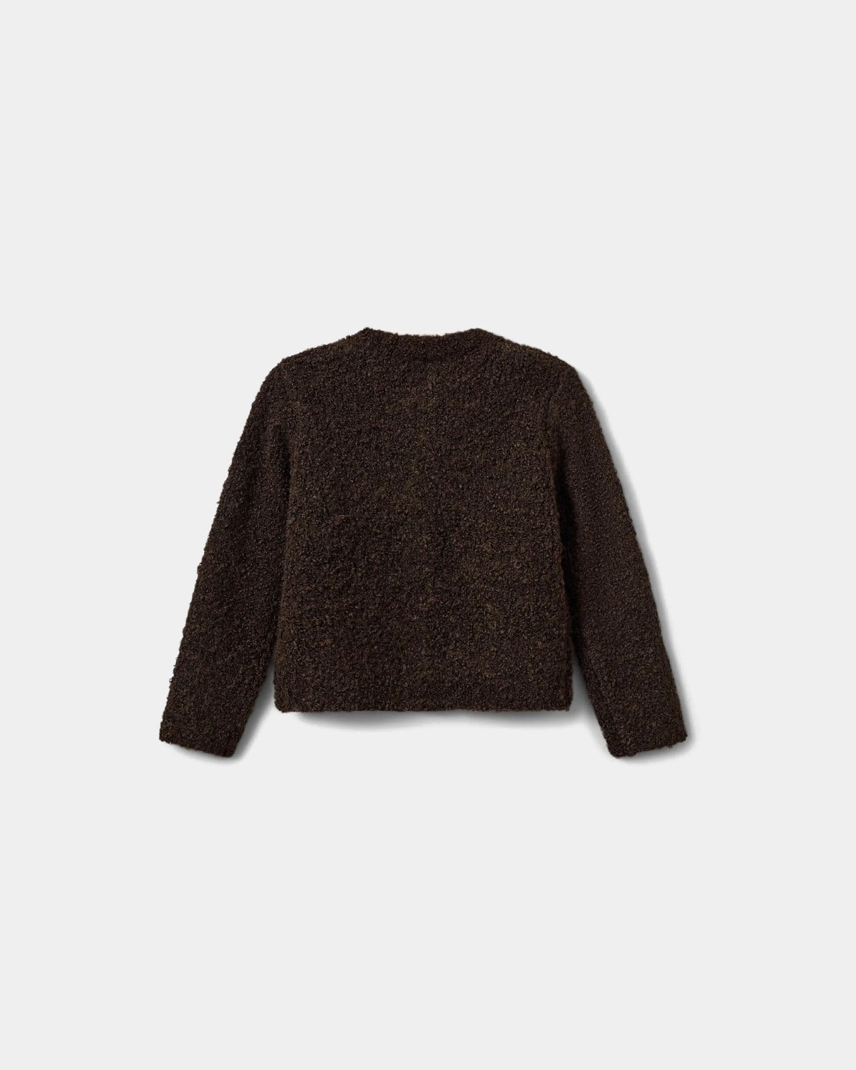 sofie-schnoor-kids-kyrakb-cardigan-strickjacke-dunkelbraun-boucl image 2