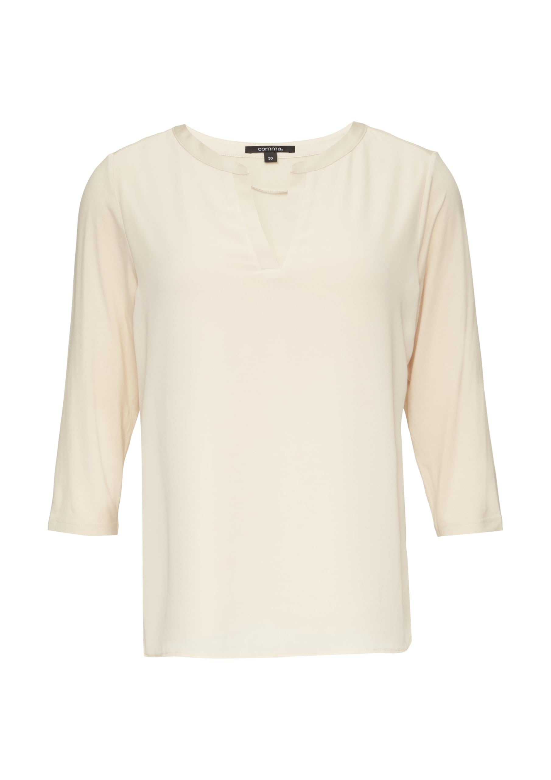 comma-2151665-t-shirt-braun-gr-42-tunika-ausschnitt image 3