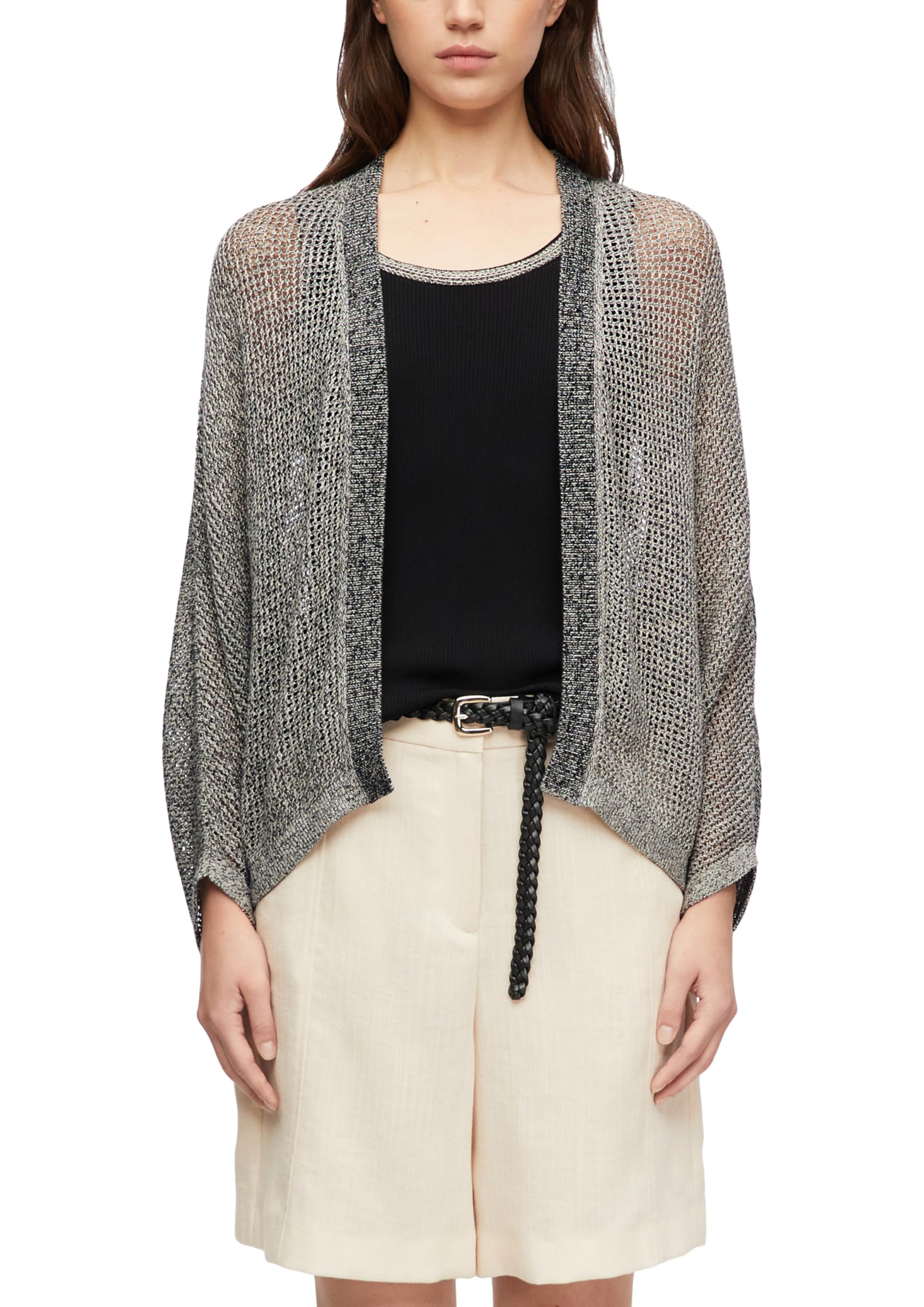 comma-knitwear-cardigan-2180578-gr-e-l-dunkelgrau image 1