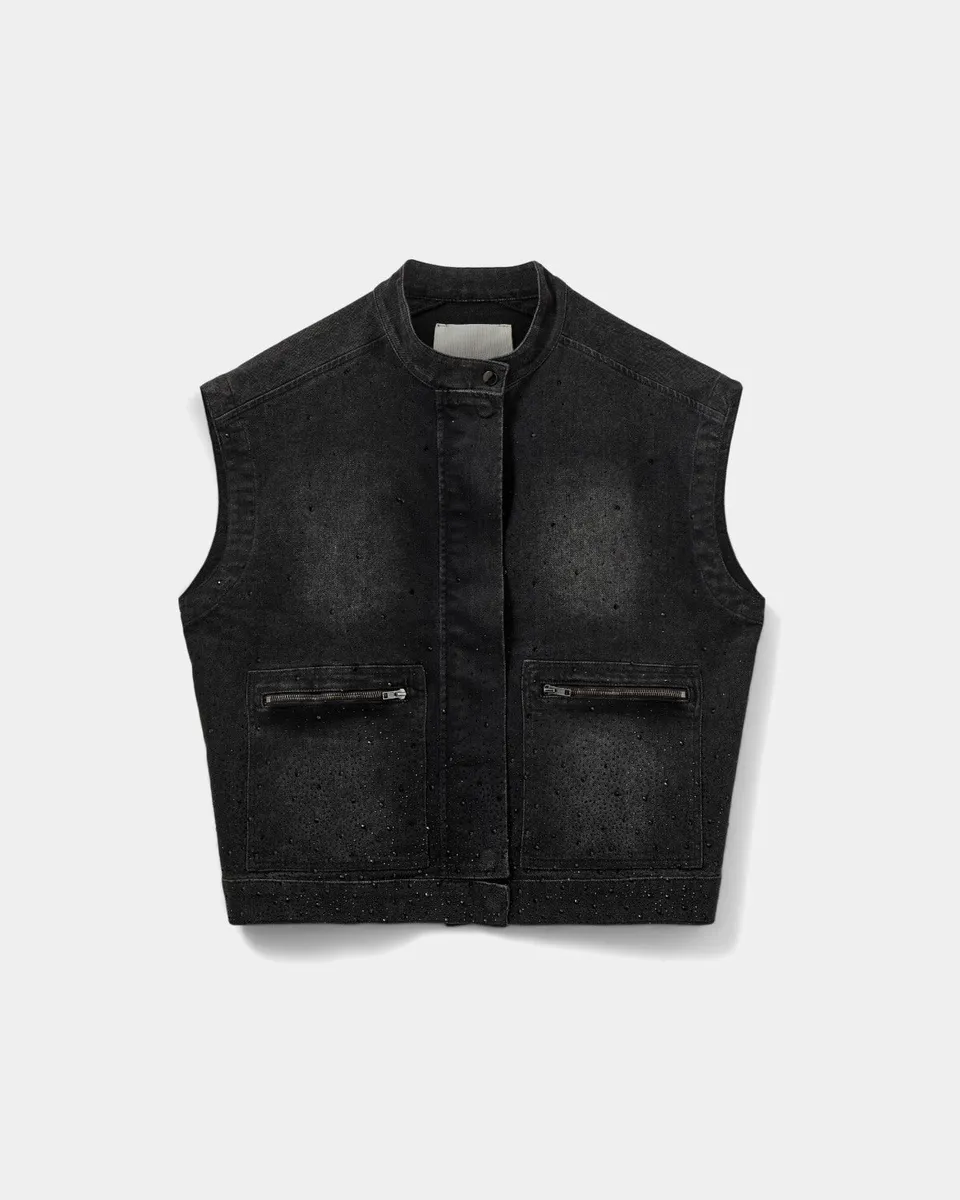 sofie-schnoor-women-vegasw-weste-oversize-washed-black image 1