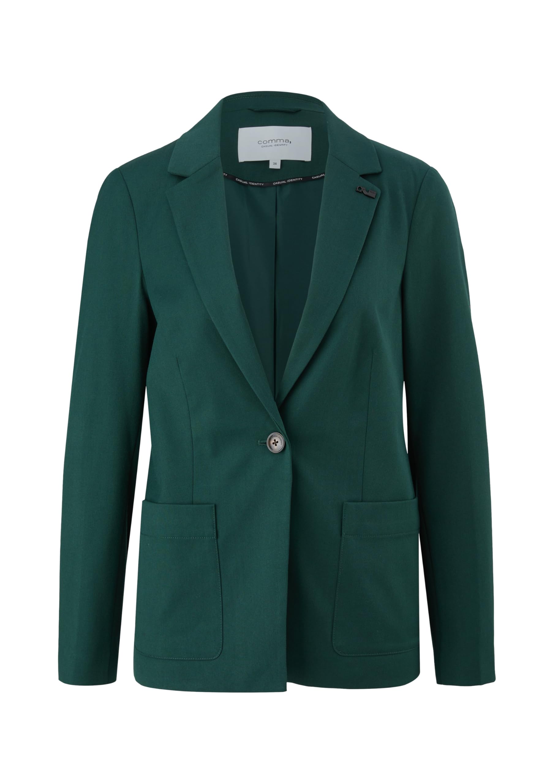 comma-blazers-antaillierter-blazer-twill-business image 3