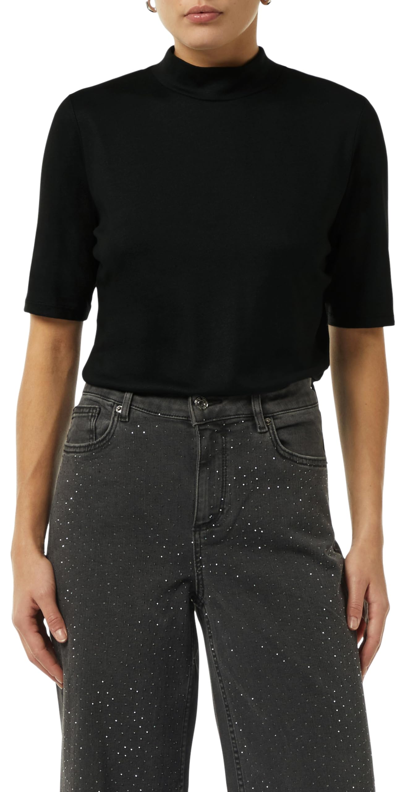 comma-t-shirt-modalmix-wei-gr-36-stehkragen image 3