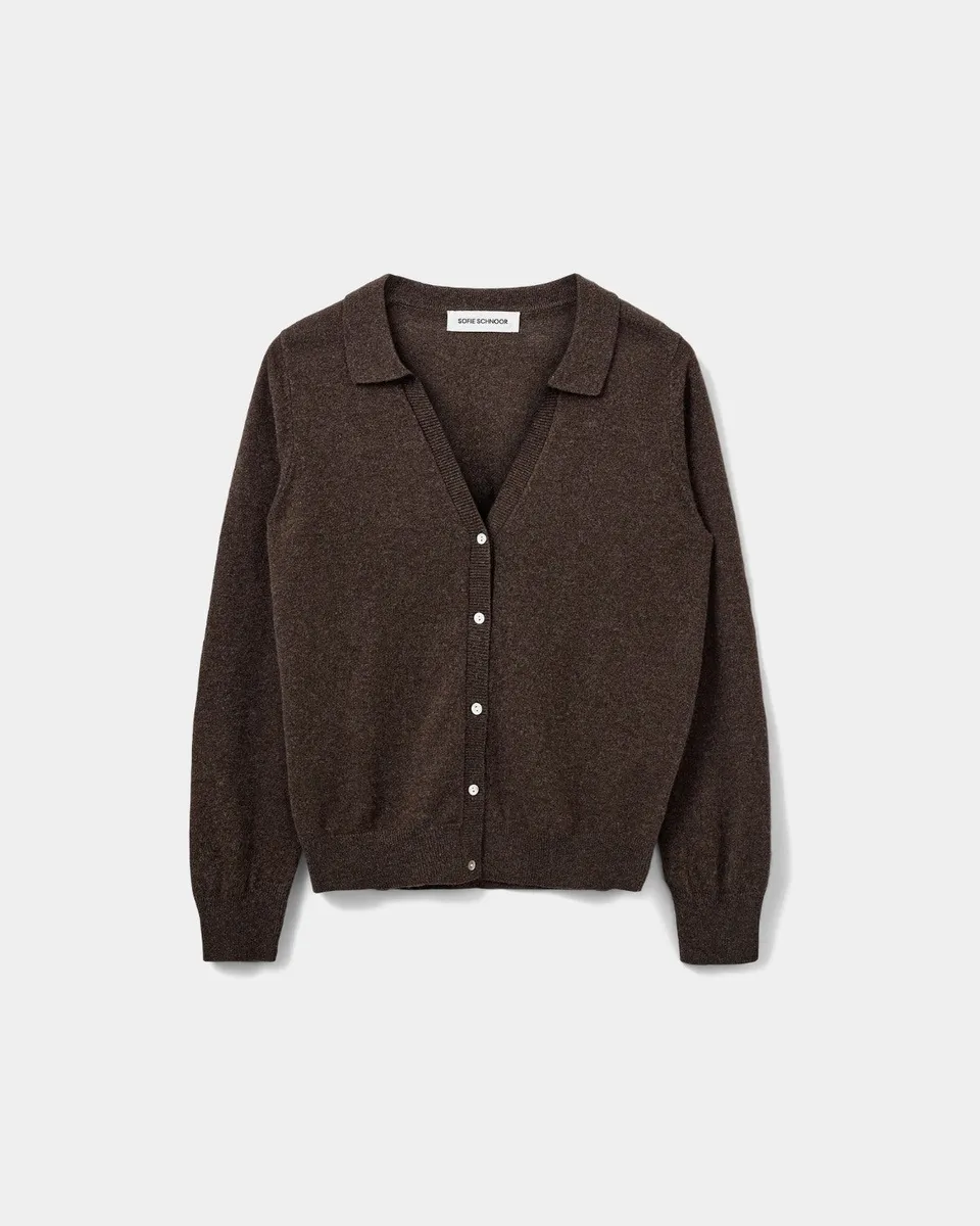sofie-schnoor-women-skylar-cardigan-brown-fudge-wolle image 1