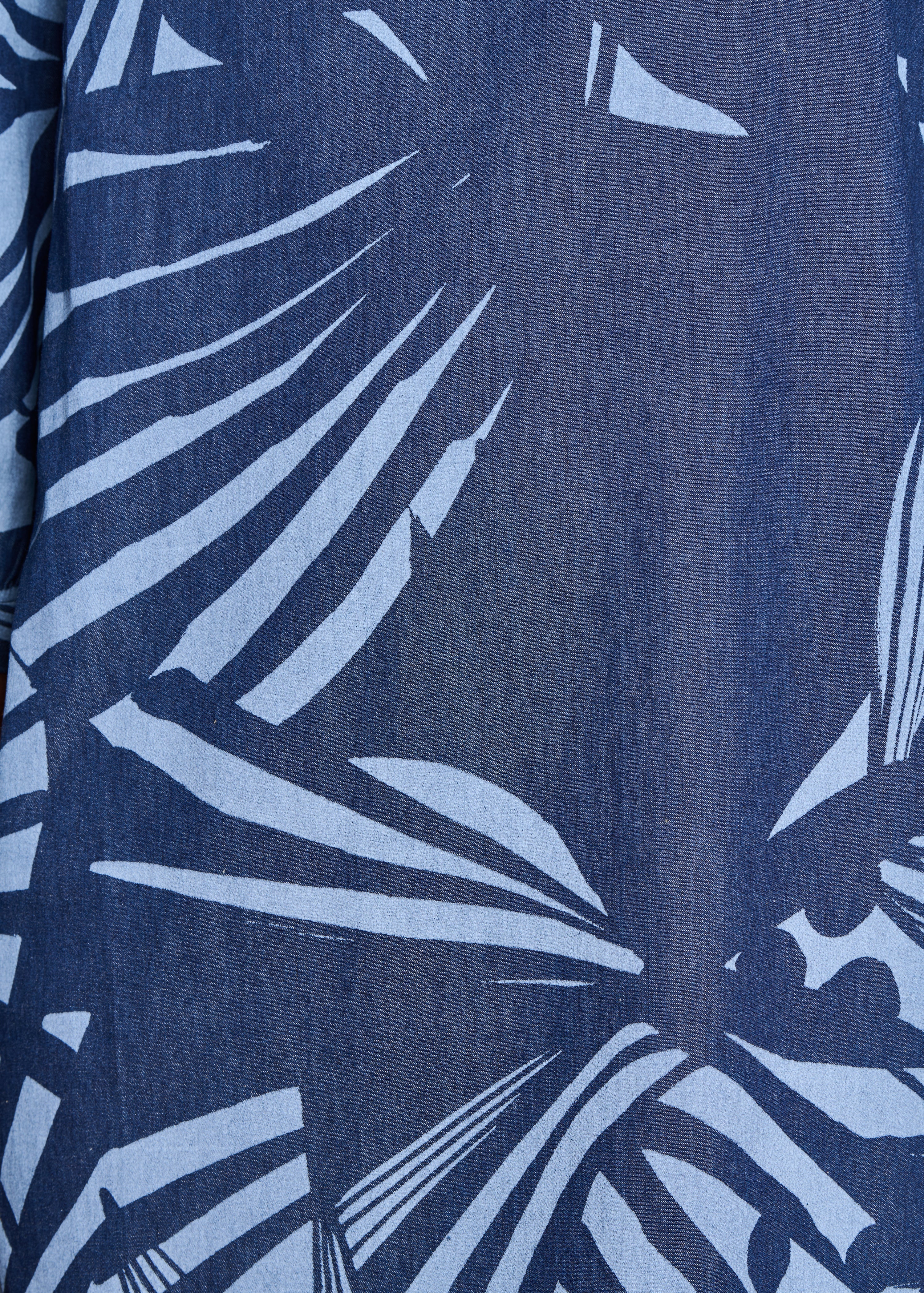 la-f-e-marabout-e-france-kleid-blau-kurz-baumwolle image 3