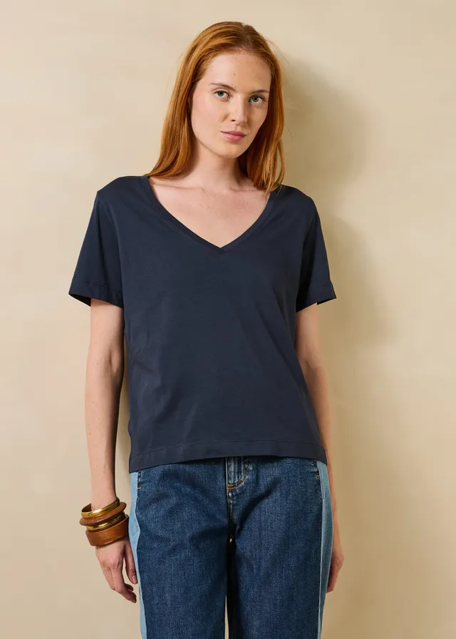 la-f-e-marabout-e-t-shirt-oversize-marine-bio-stormy image 1