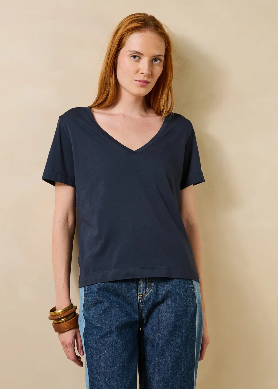 la-f-e-marabout-e-t-shirt-oversize-marine-bio-stormy image 1