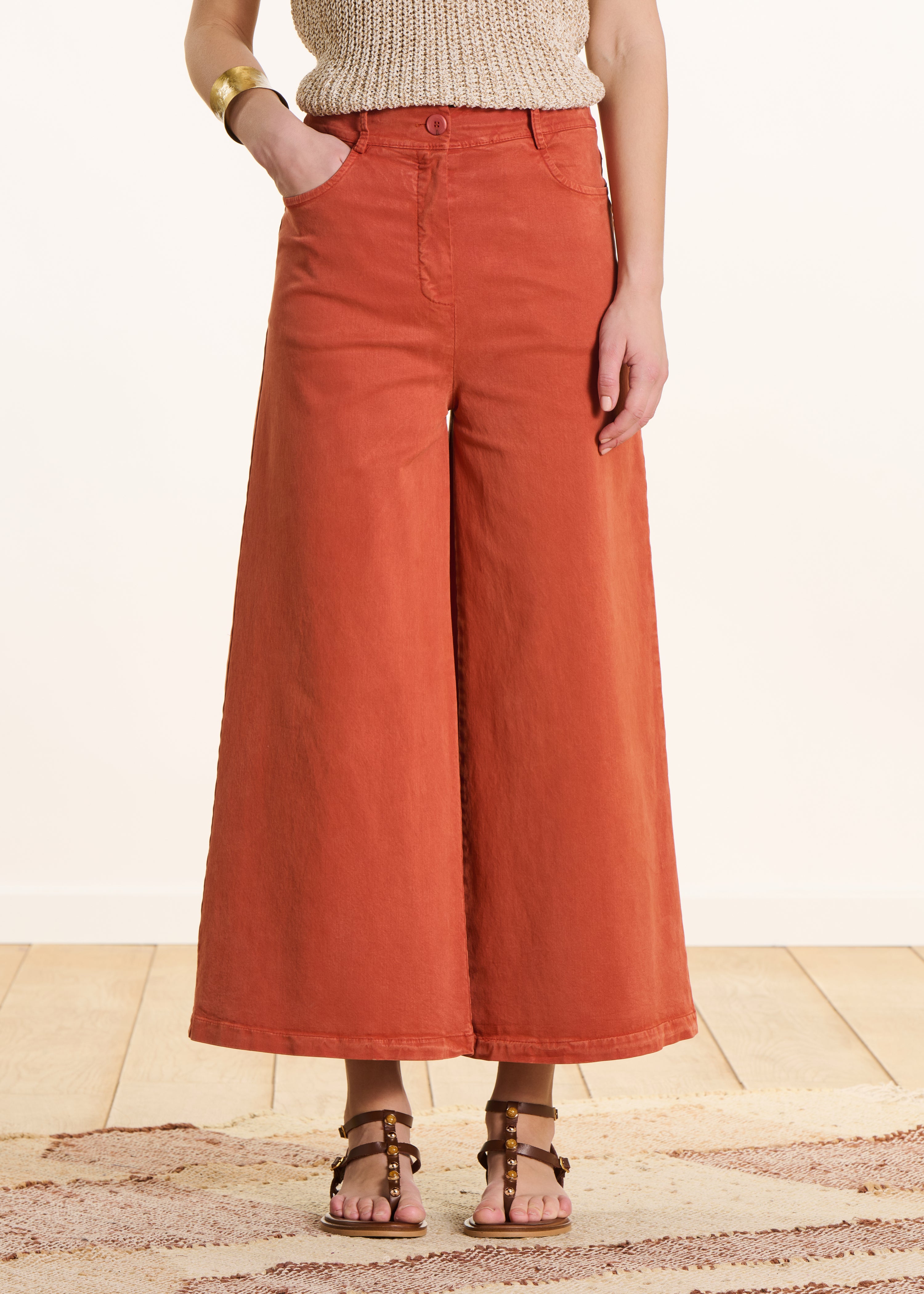 la-f-e-marabout-e-field-hose-terracotta-weit-7-8 image 3