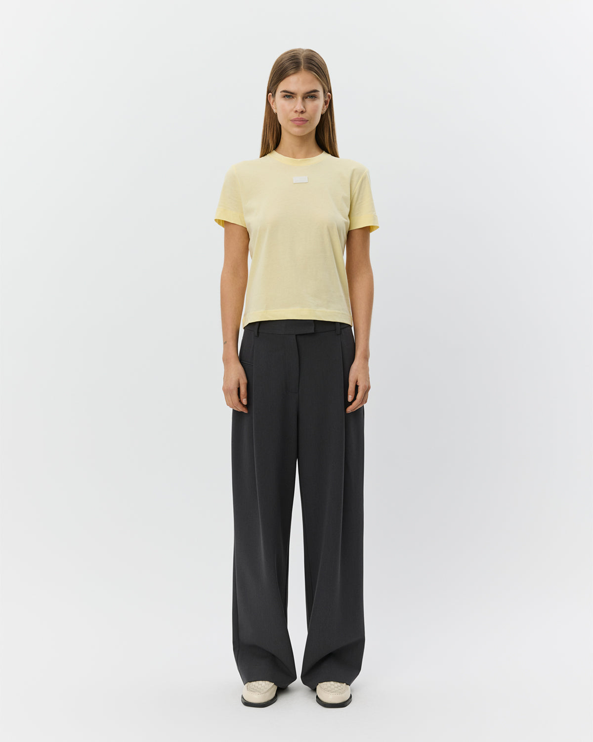 sofie-schnoor-women-indysw-mini-t-shirt-butter-yellow-xs-baumwolle image 2