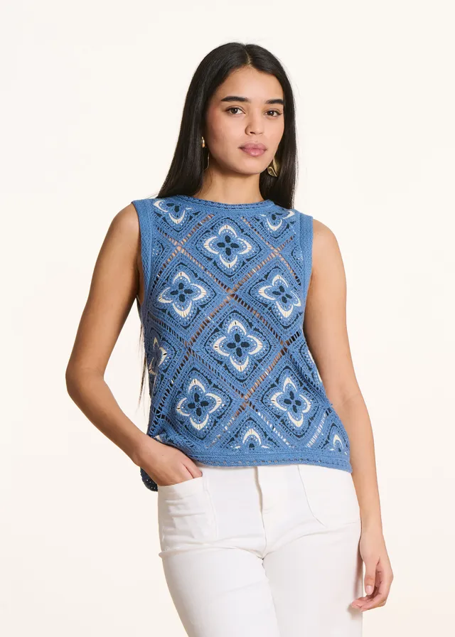 la-f-e-marabout-e-flavius-pullunder-blau-h-keloptik image 1