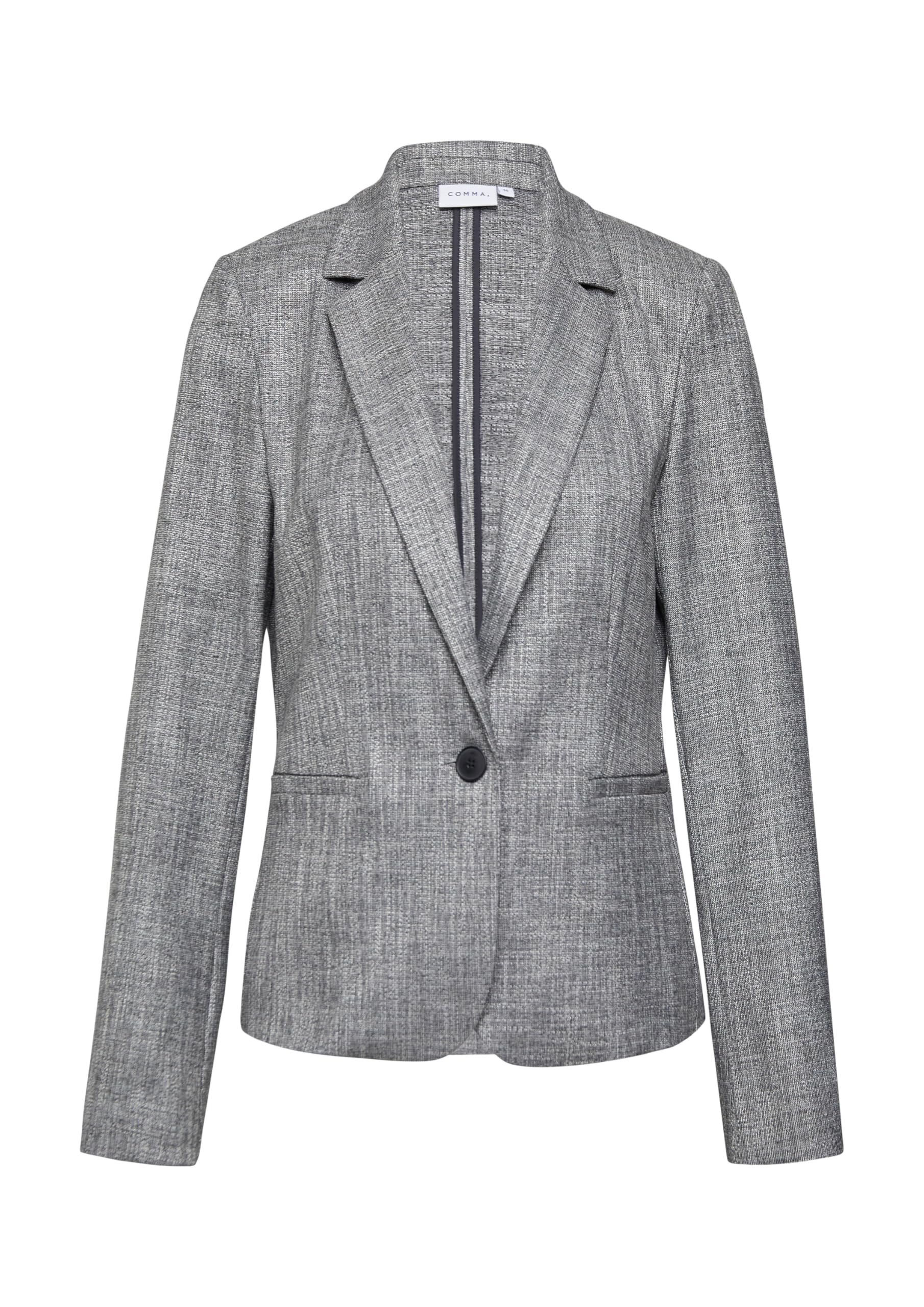 comma-blazer-tailliert-salt-pepper-gr-42-blazer image 3