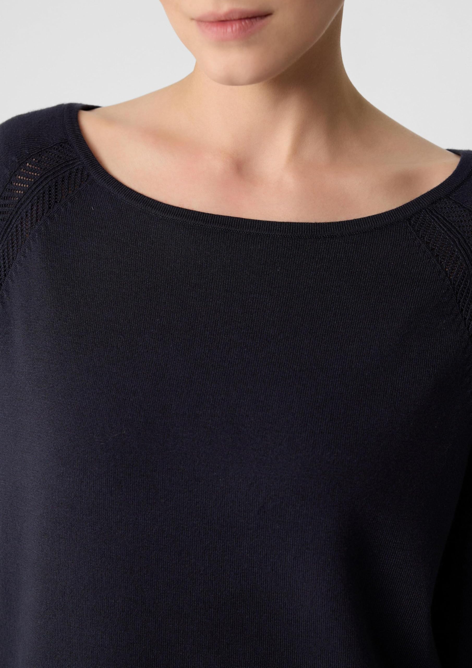 comma-oversized-feinstrick-pullover-damen-gr-s-lochmuster image 5
