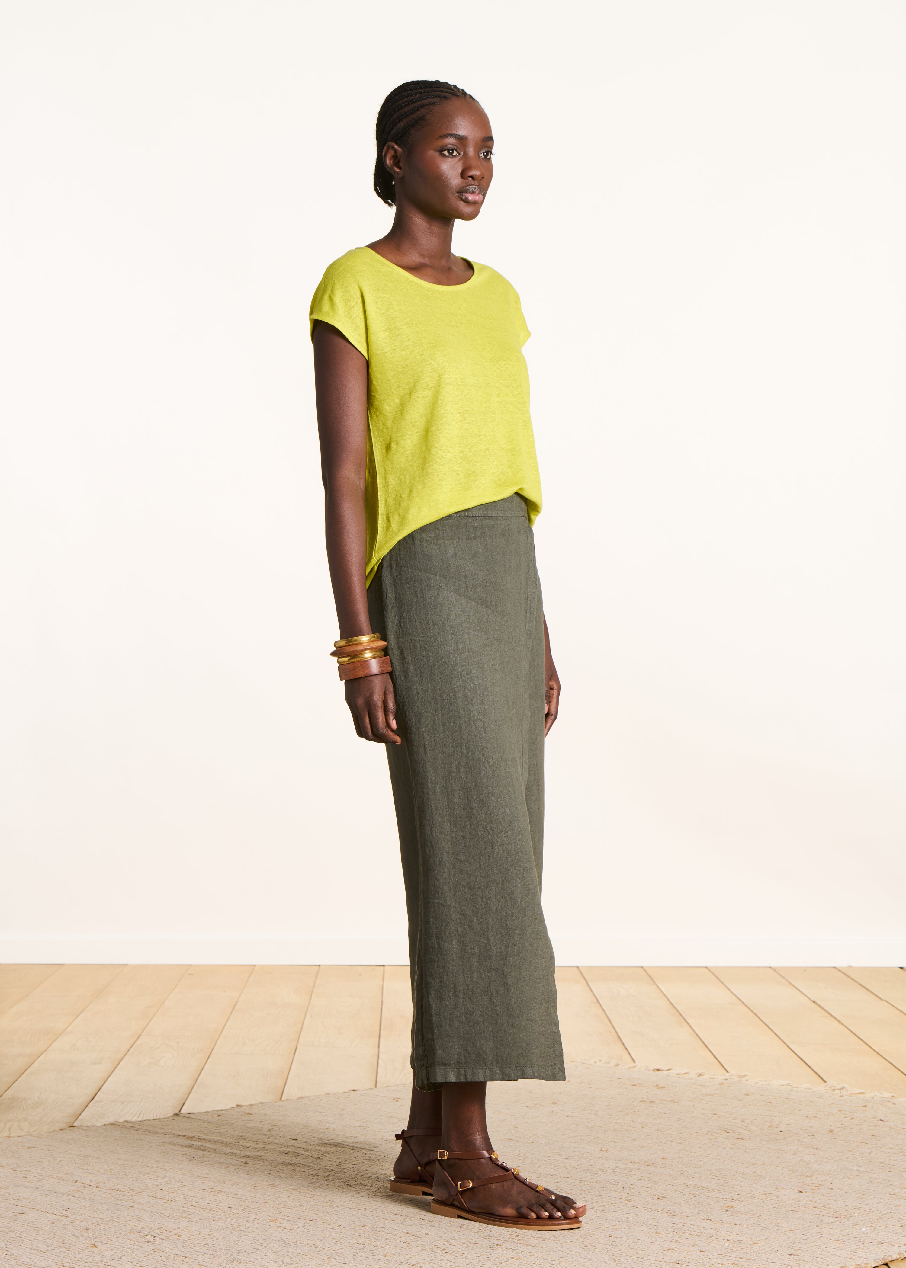 la-f-e-marabout-e-virano-t-shirt-gr-n-leinen image 2
