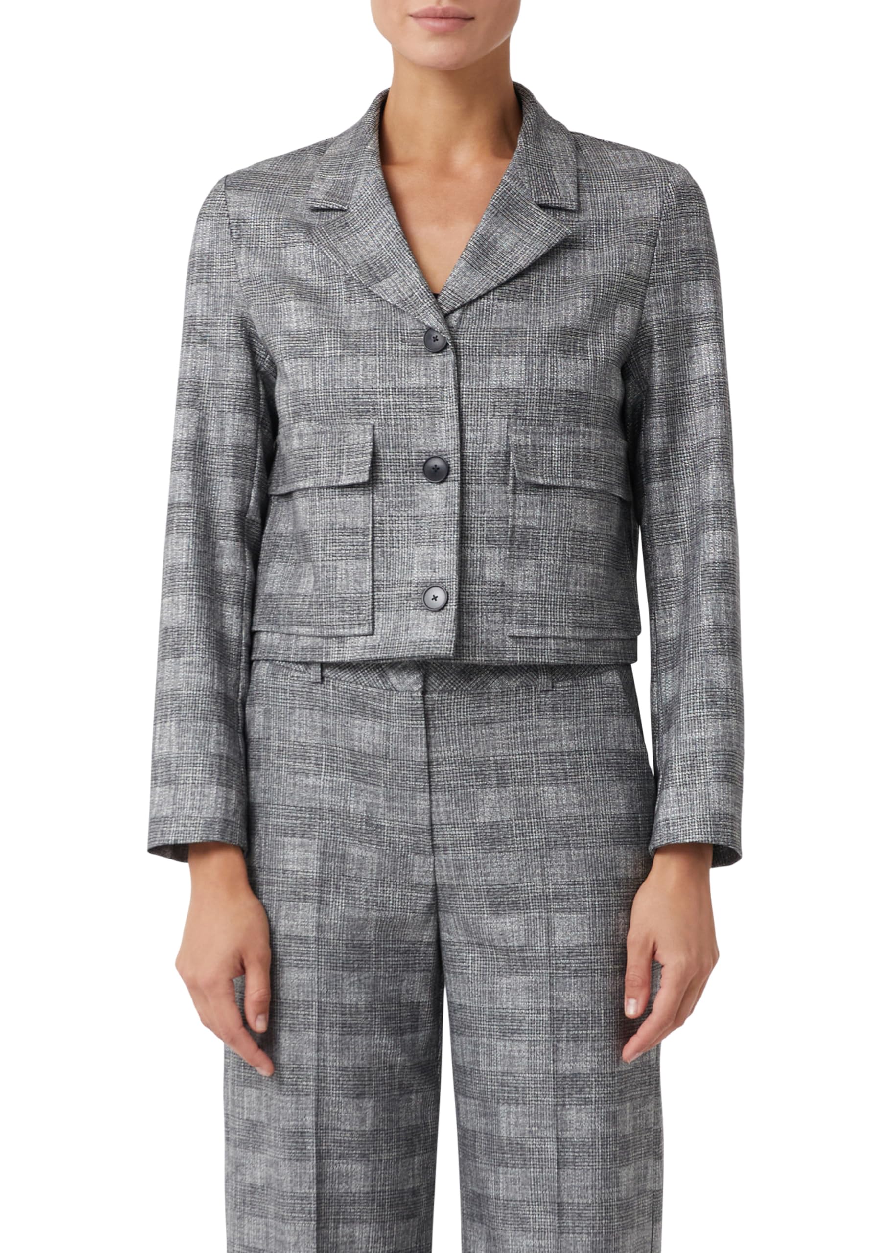 comma-kurze-blazerjacke-mit-taschen-blazer-gr-42 image 1