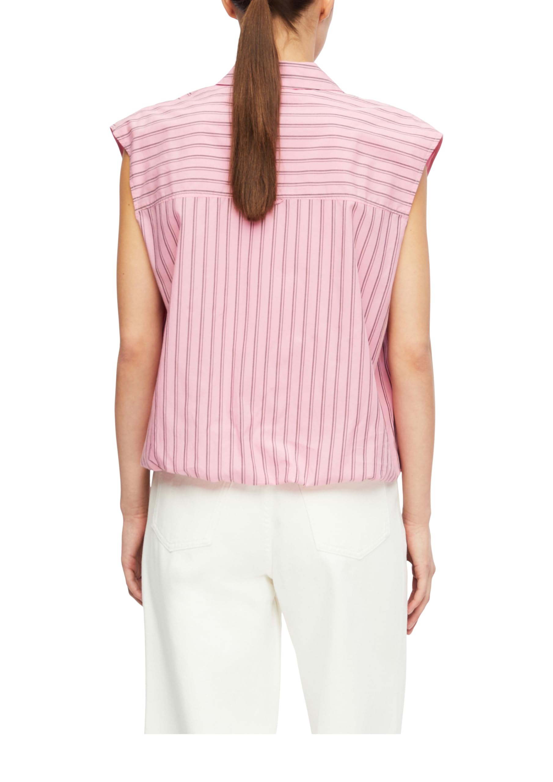 comma-blouses-blusen-top-relaxed-fit-gummizug-gr-34-rmellos image 2