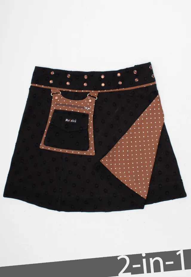 moshiki-hot-cookie-10-cotton-wickelrock-schwarz-45-cm image 1