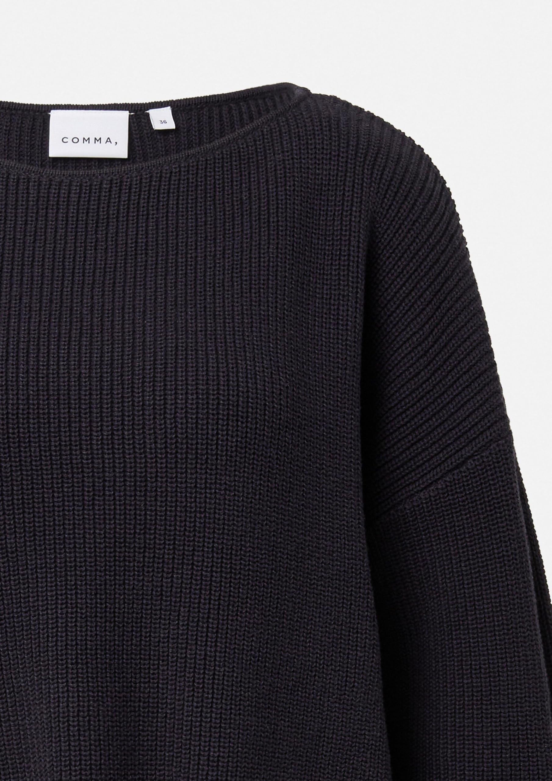 comma-knitwear-pullover-boxy-fit-blau-gr-e-40-strick image 6