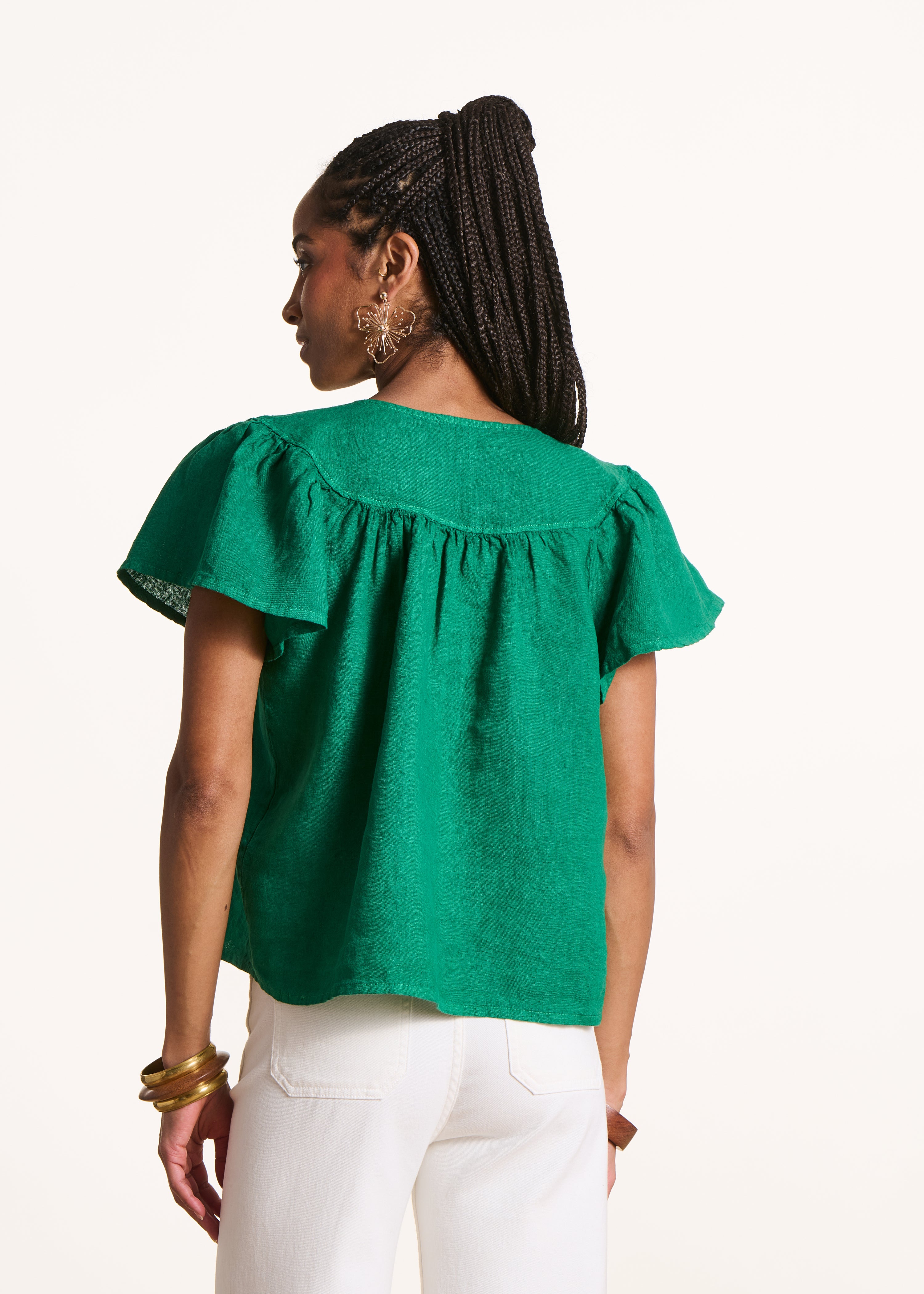 la-f-e-marabout-e-florax-top-damen-gr-n-gr-38-leinen image 3