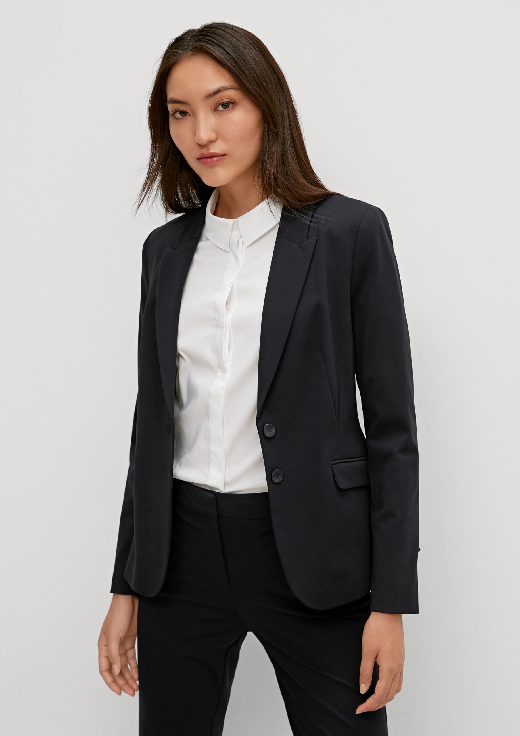 comma-anzugjacke-damen-gr-40-blazer-tailliert-2-knopf image 8
