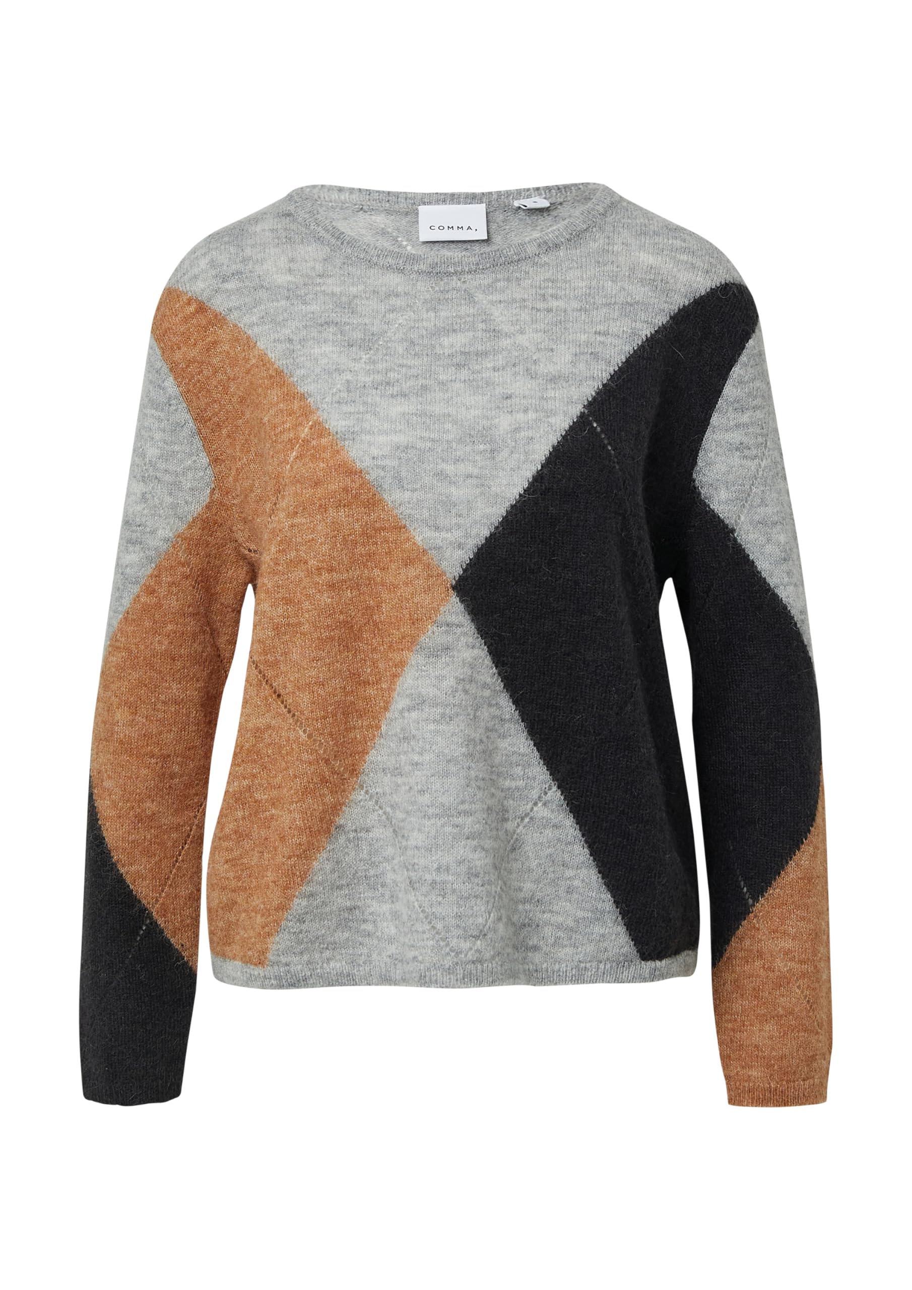 comma-strickpullover-alpakawollmix-rautenmuster-pullover image 3