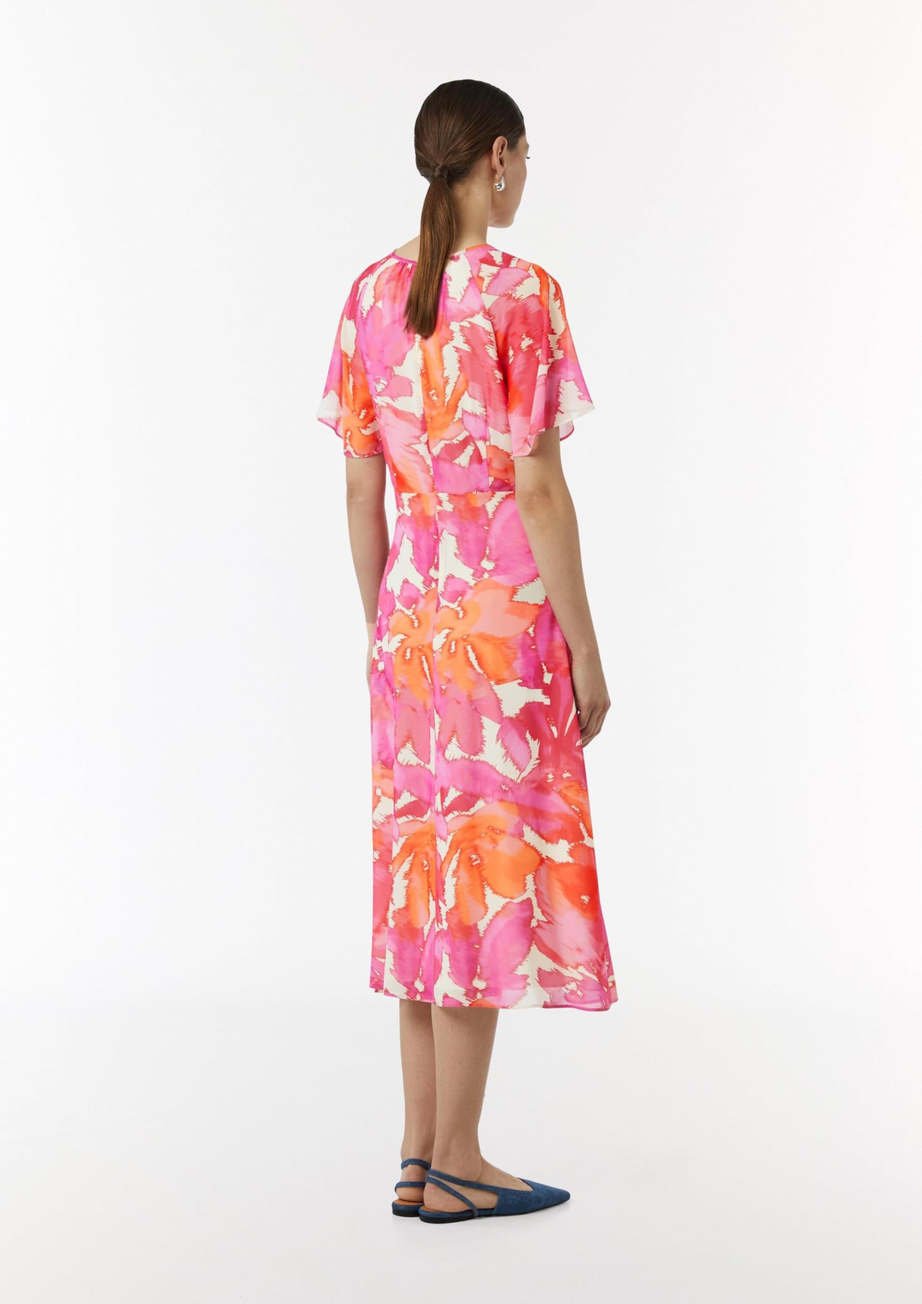 comma-midi-kleid-all-over-print-kleid-gr-44 image 8