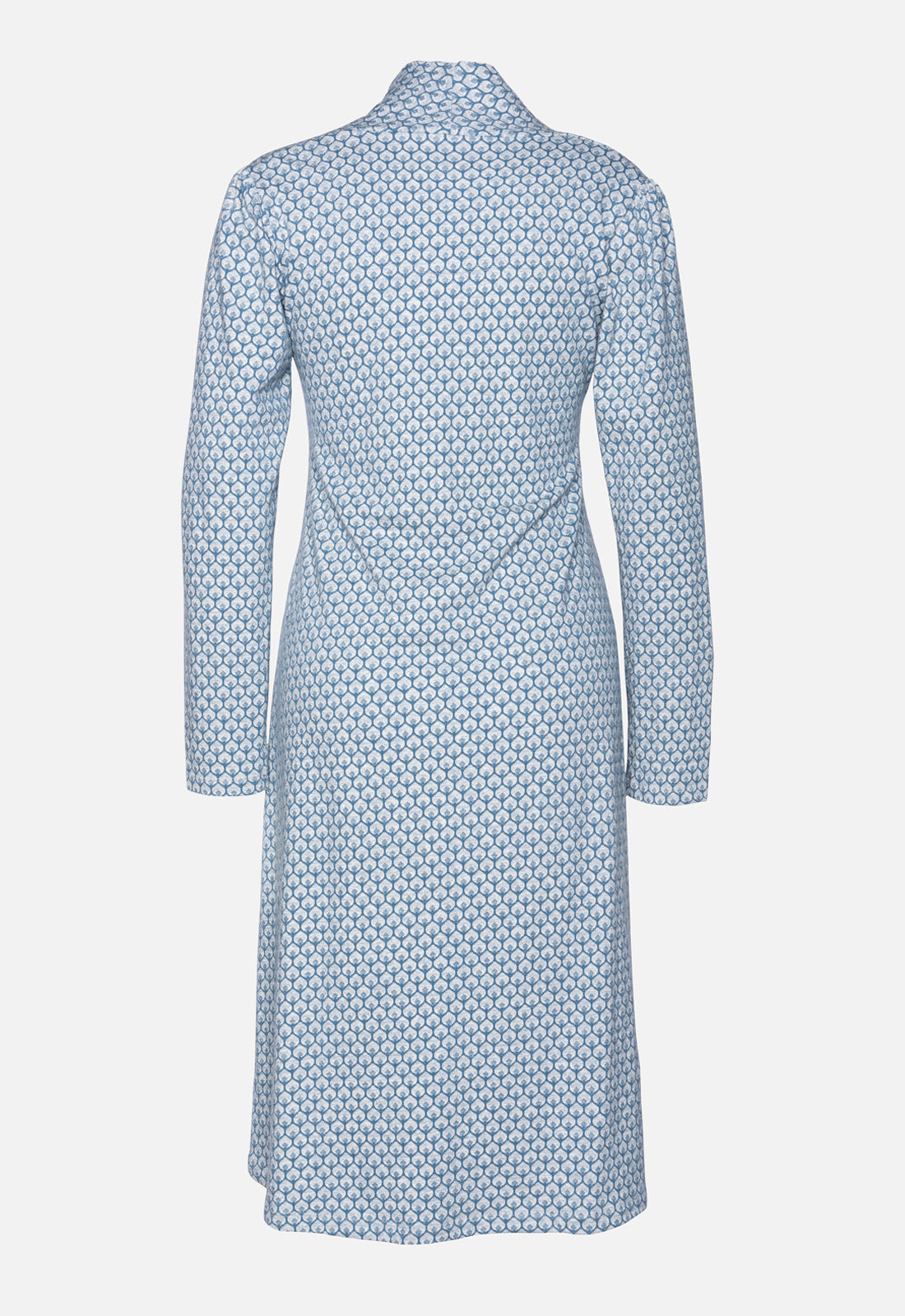 moshiki-dress-g4-jacquard-kleid-bio-baumwolle-v-ausschnitt image 7