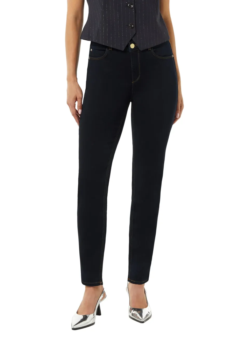 comma-slim-leg-jeans-damen-gr-40-dunkle-waschung image 1