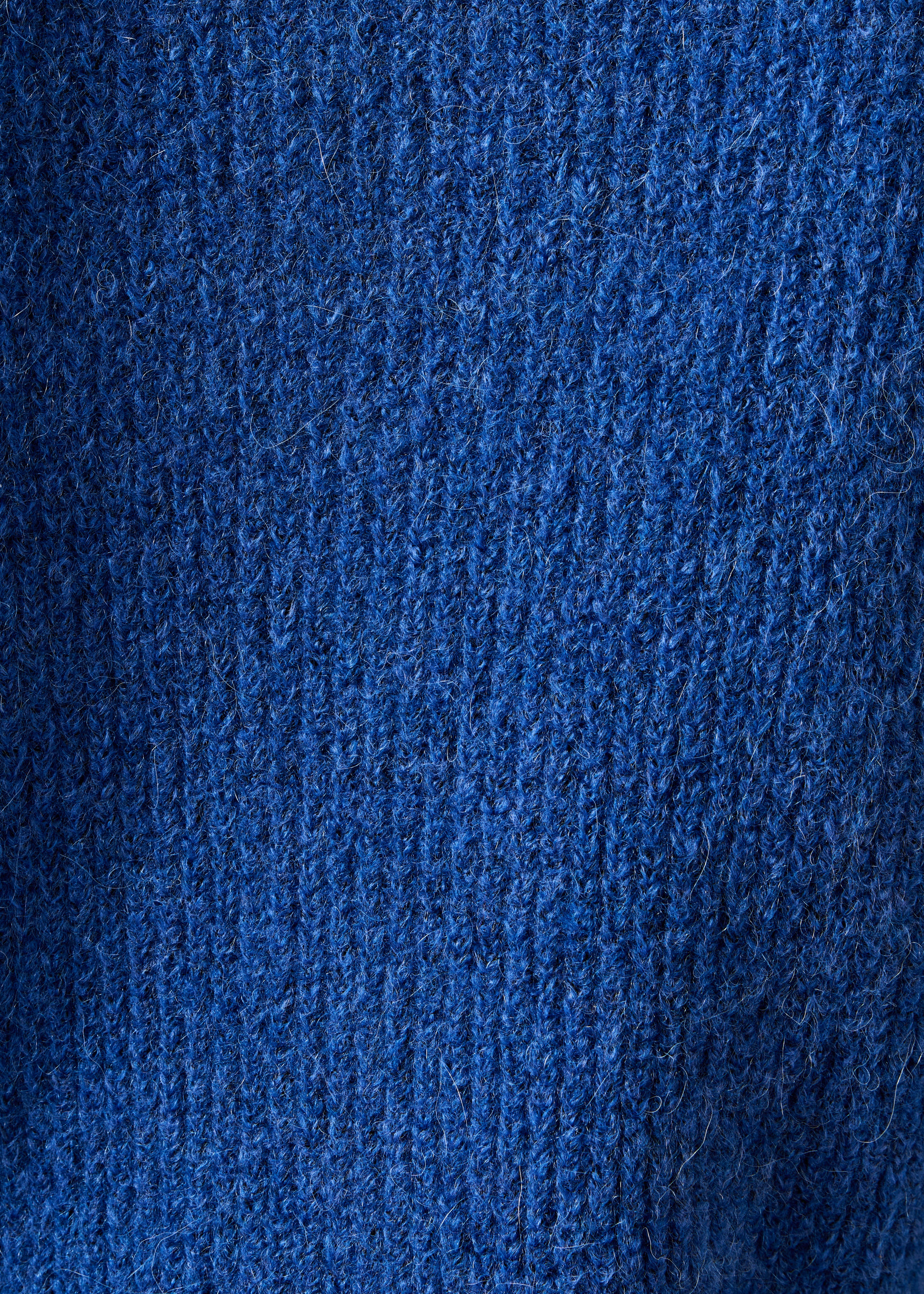 la-f-e-marabout-e-gadiri-strickjacke-saphirblau-alpaka image 4