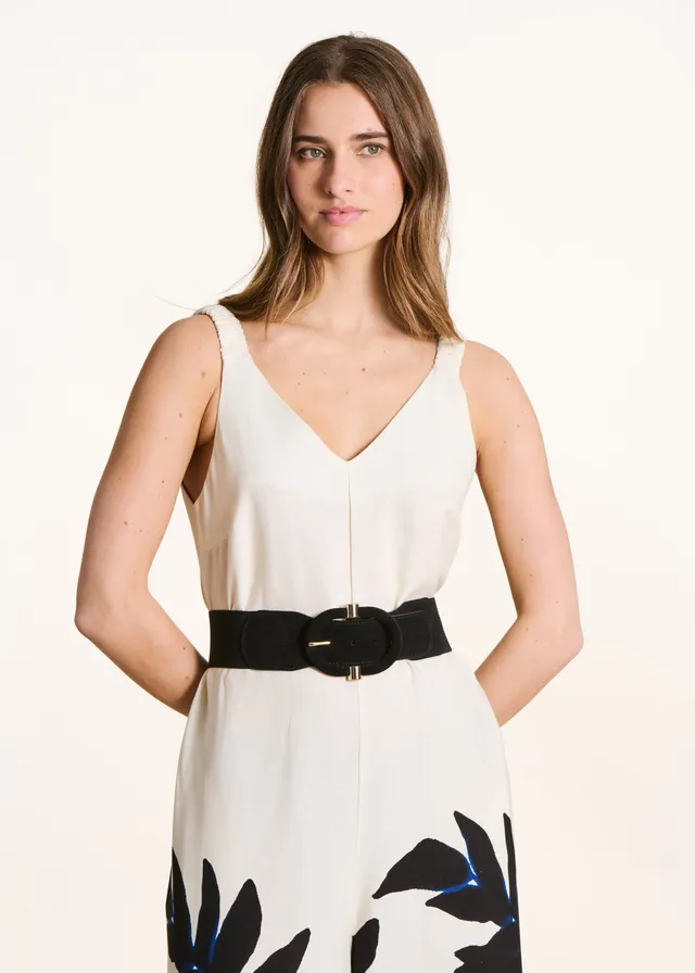 la-f-e-marabout-e-g-rtel-damen-schwarz-breit-elastisch image 1